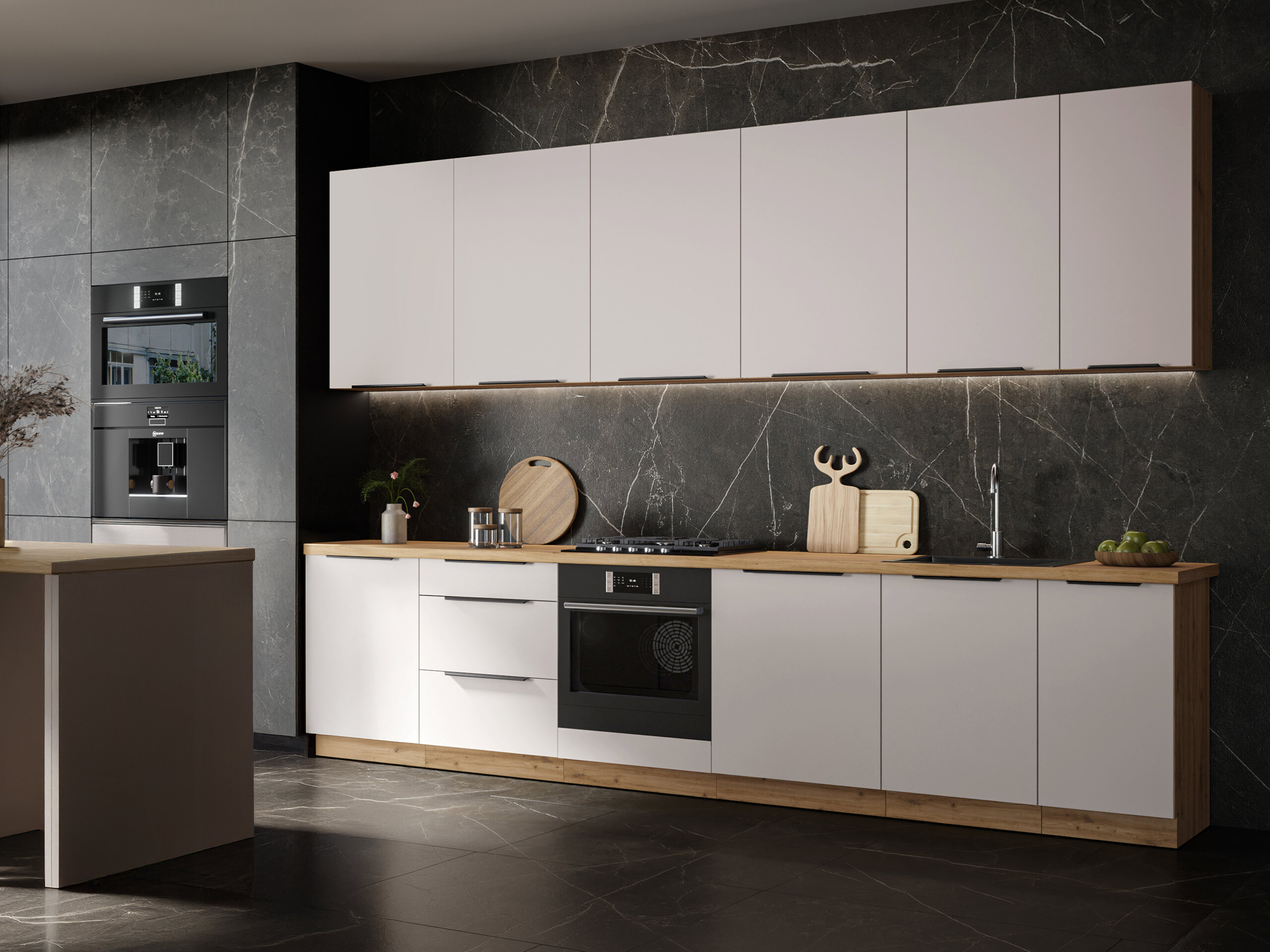 Armoire de salle de bain pour lavabo modulaire avec tiroir Sole 152