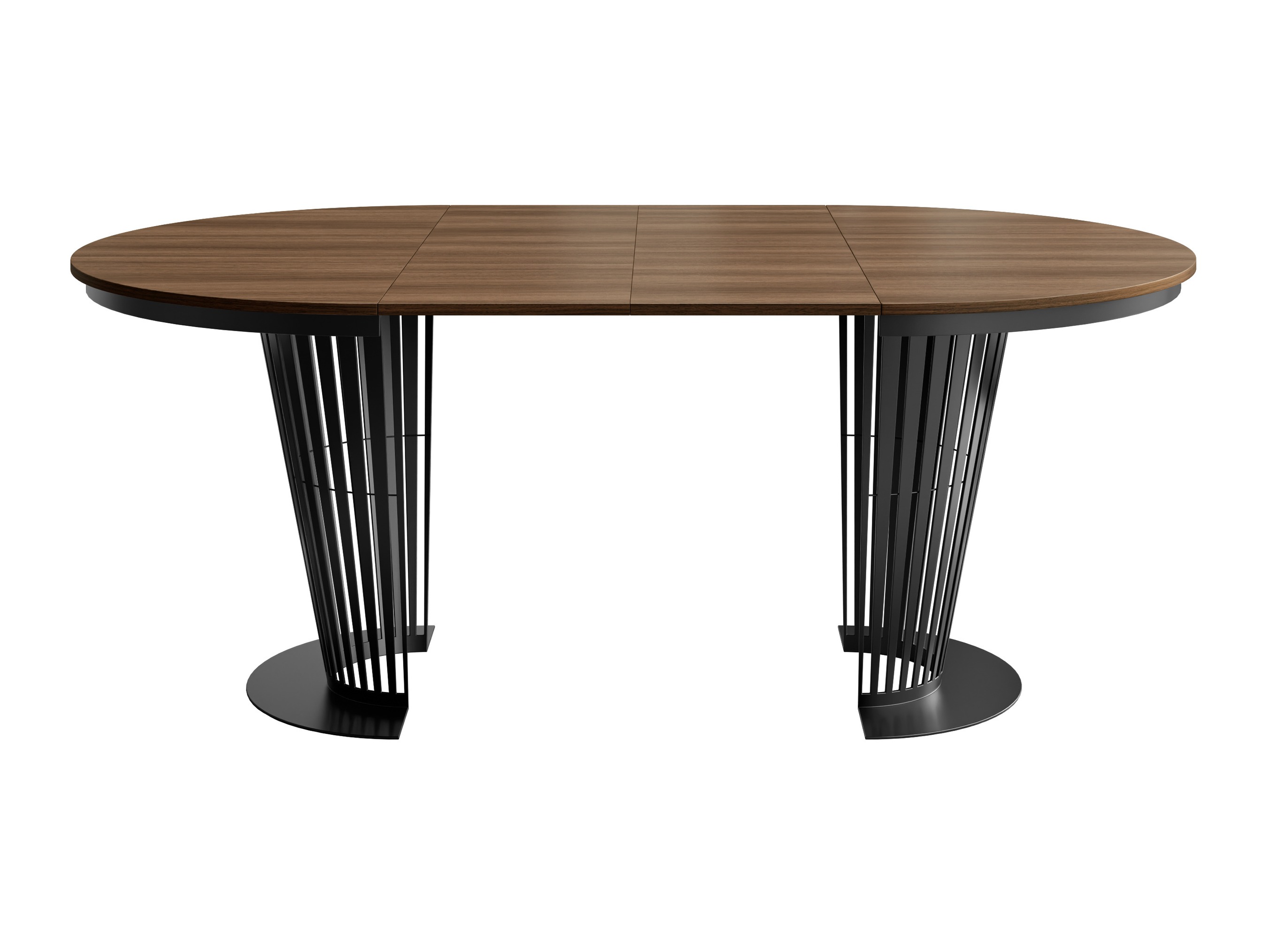 Table Oswego 179 (Noir + Noix sombre)