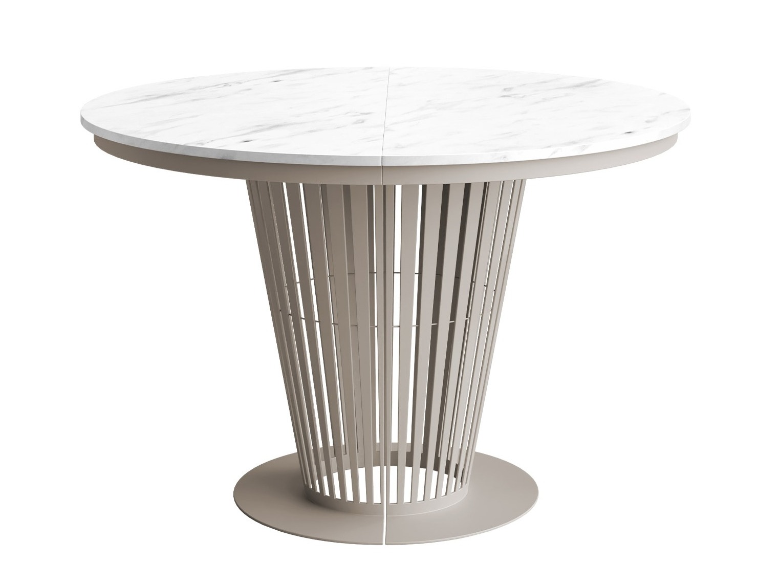 Table Oswego 181 (Cachemire + Marbre blanc)