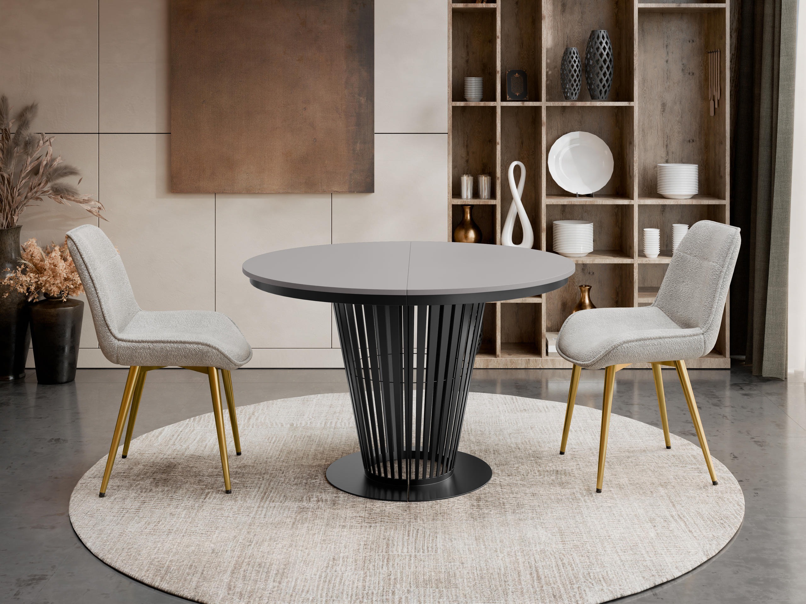 Table Oswego 181 (Noir + Graphite)