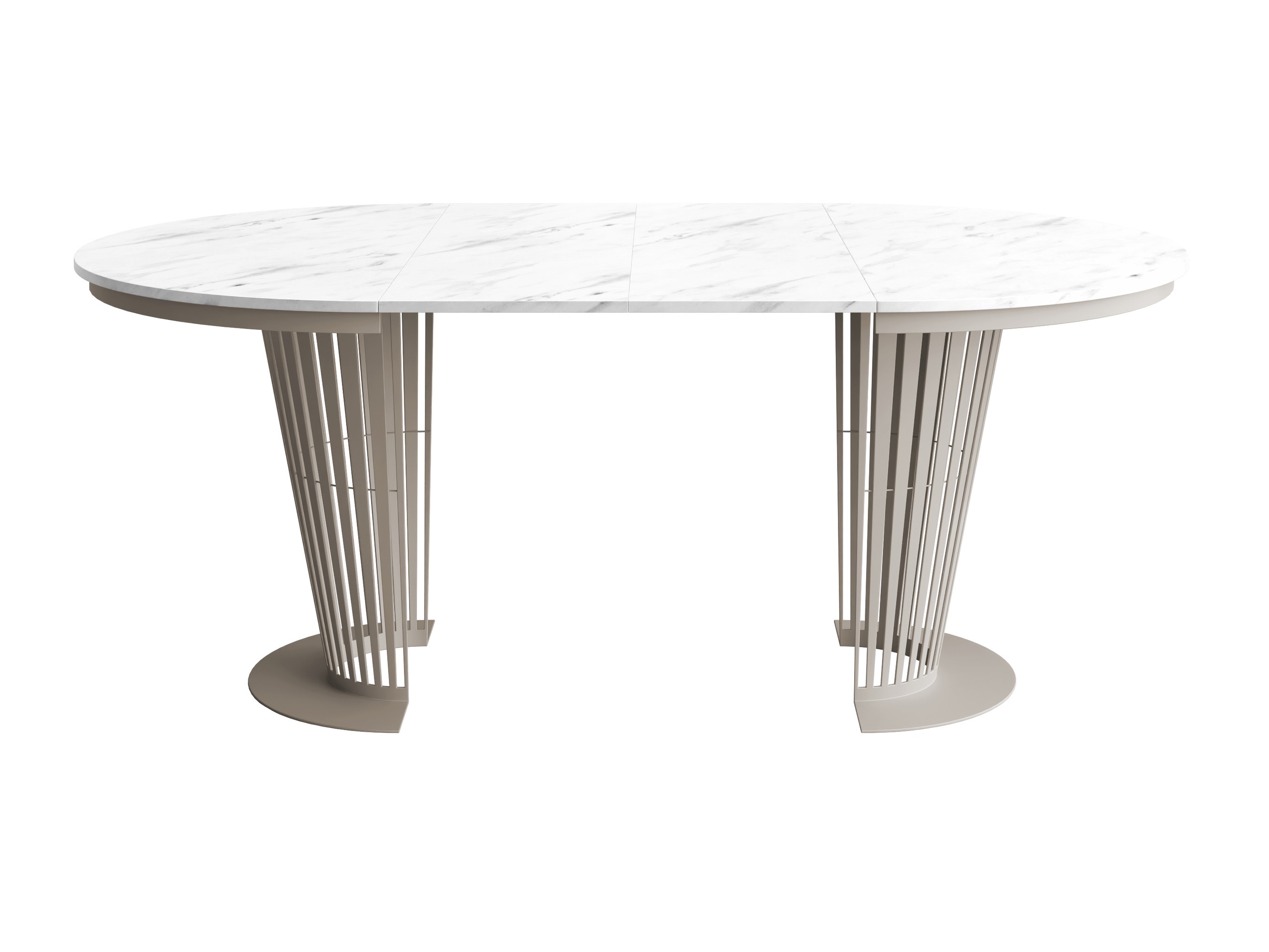 Table Oswego 181 (Cachemire + Marbre blanc)