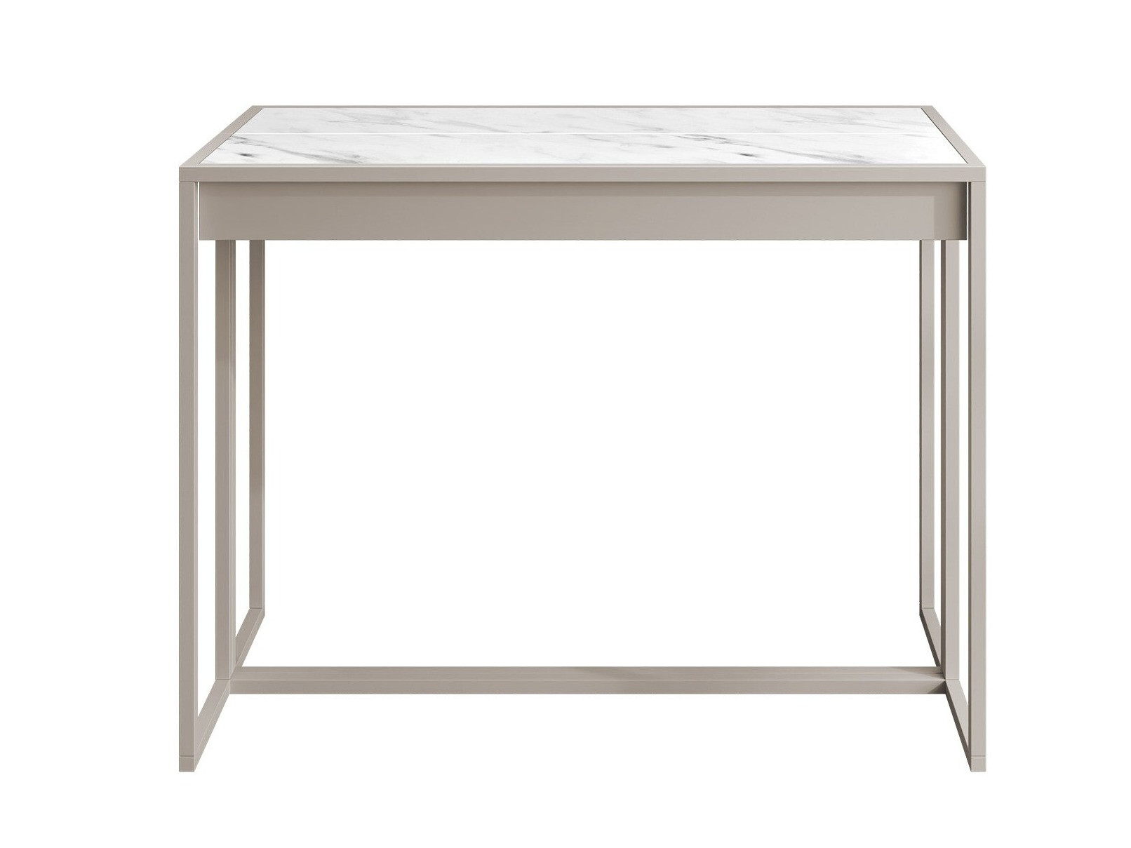 Table pliante Oswego 180 (Marbre blanc + Cachemire)