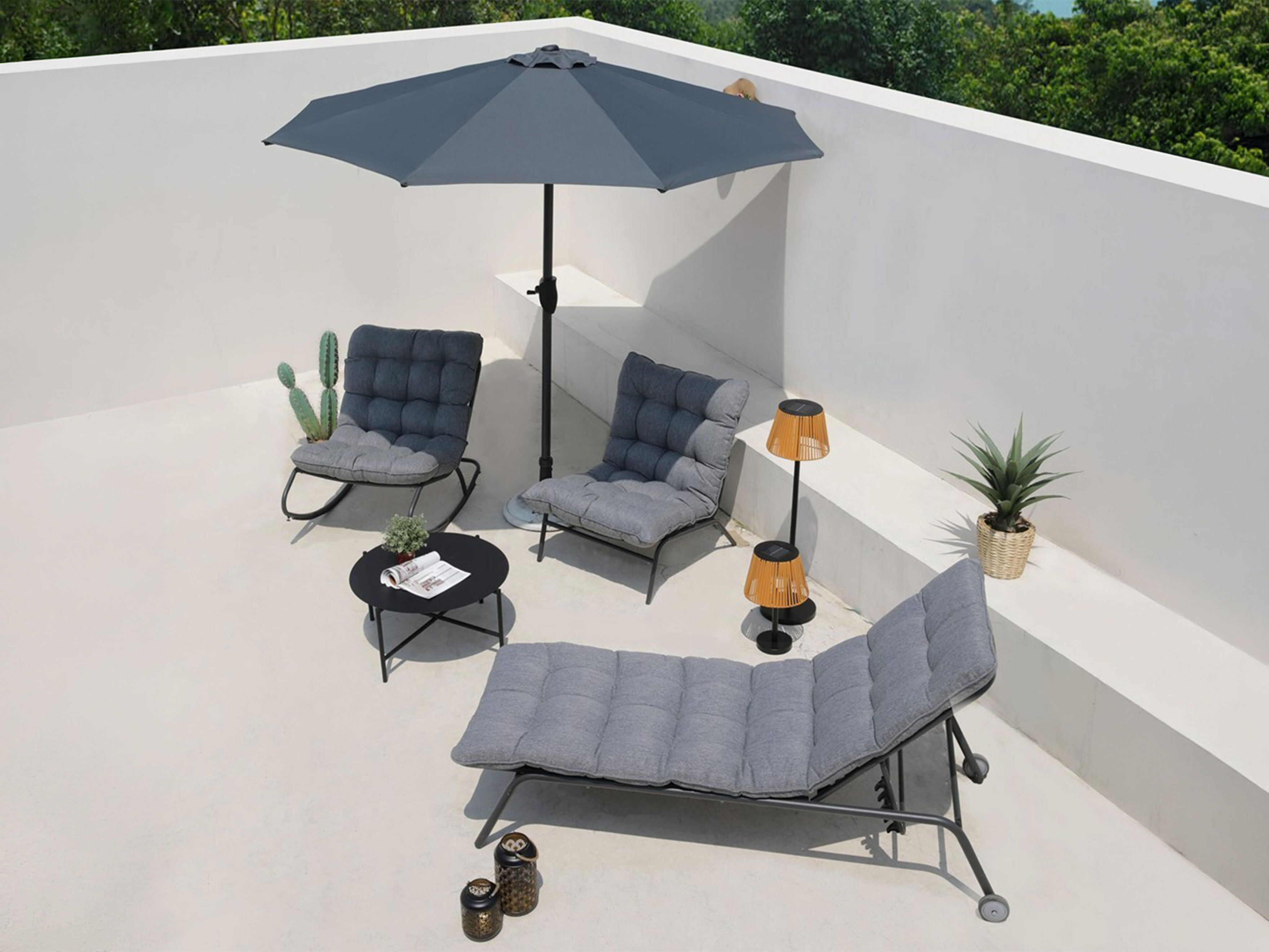 Chaise longue de jardin Mandeville 360