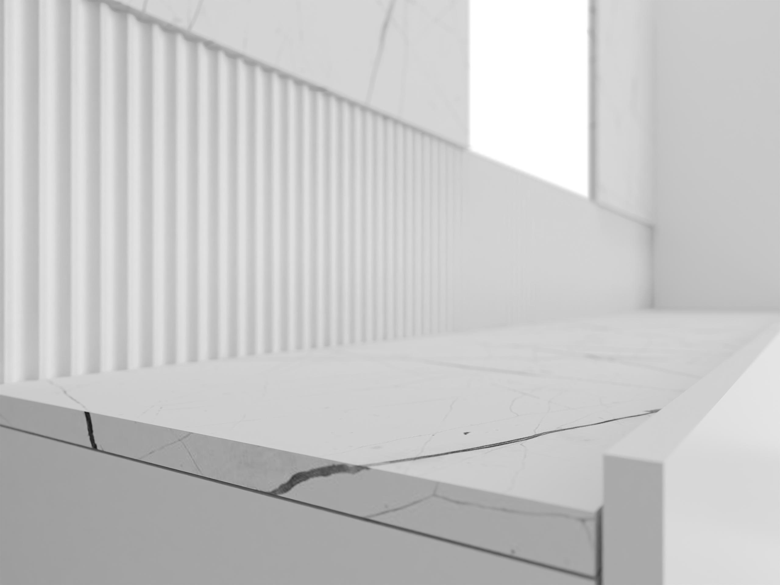 Ensemble de salon Comfivo Salix I (Noyer + Travertin clair)