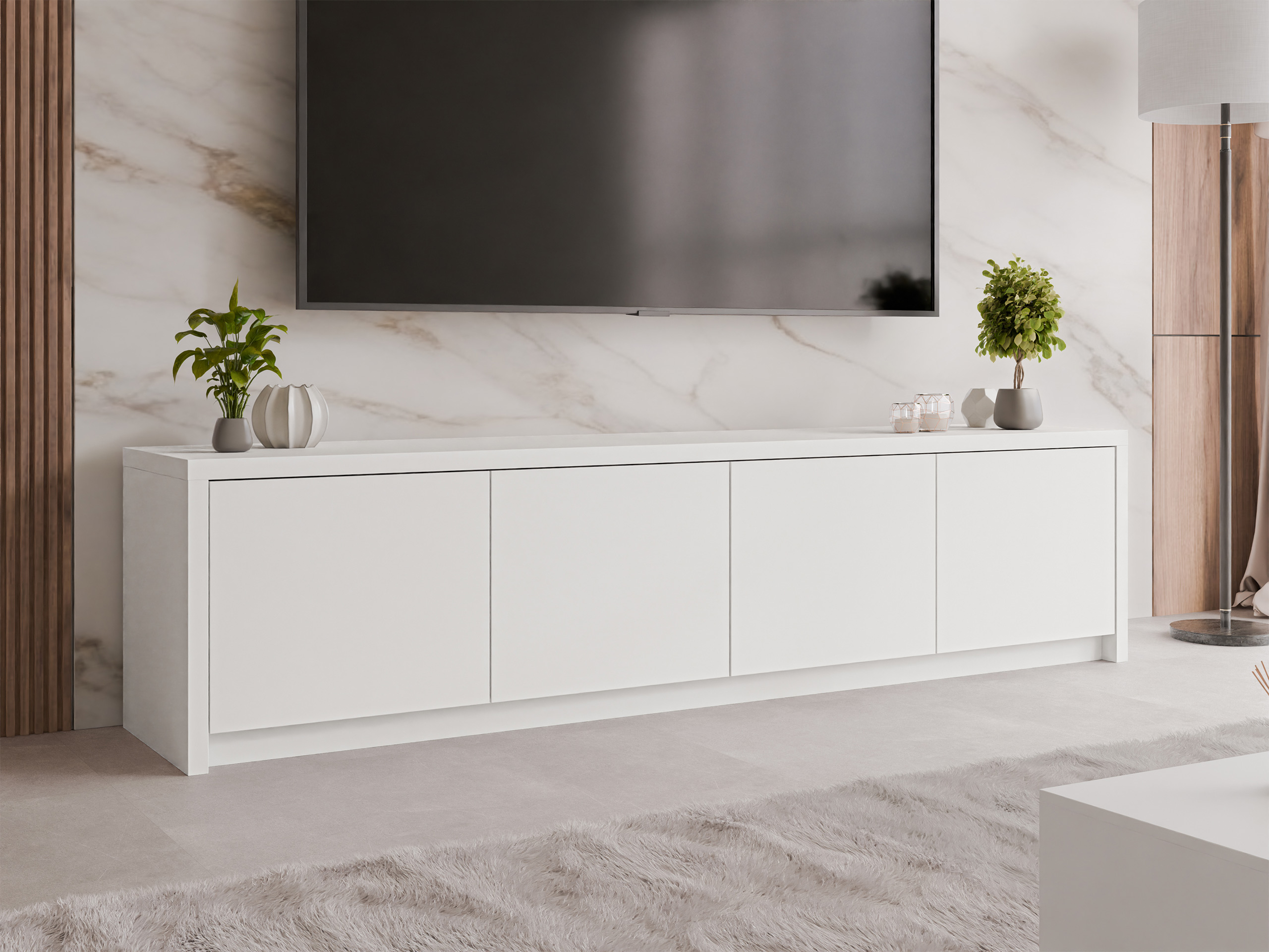 Meuble TV Providence 201 (Blanc)