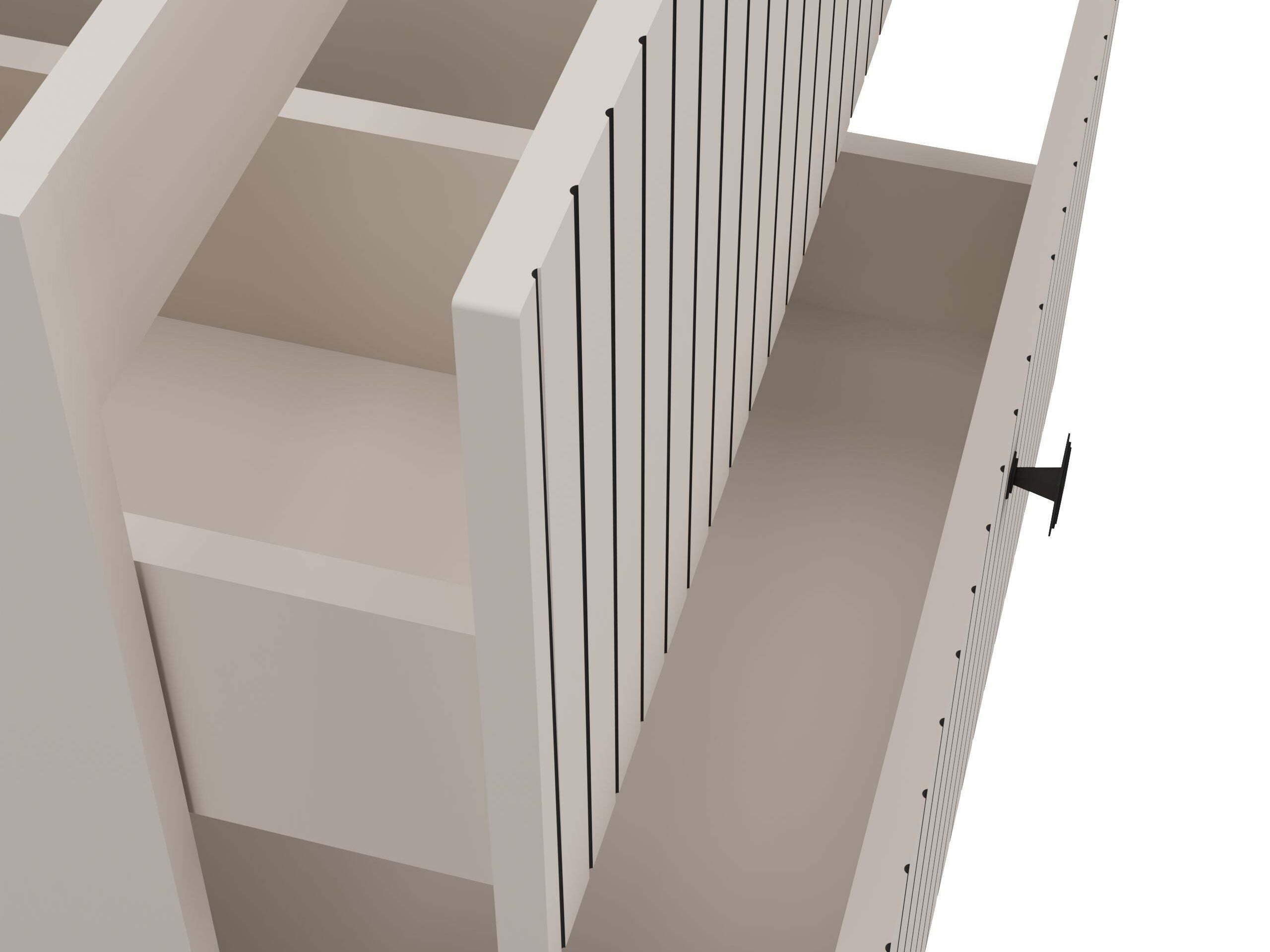 Armoire de salle de bains murale pour lavabo Mandeville 314 (Cachemire)