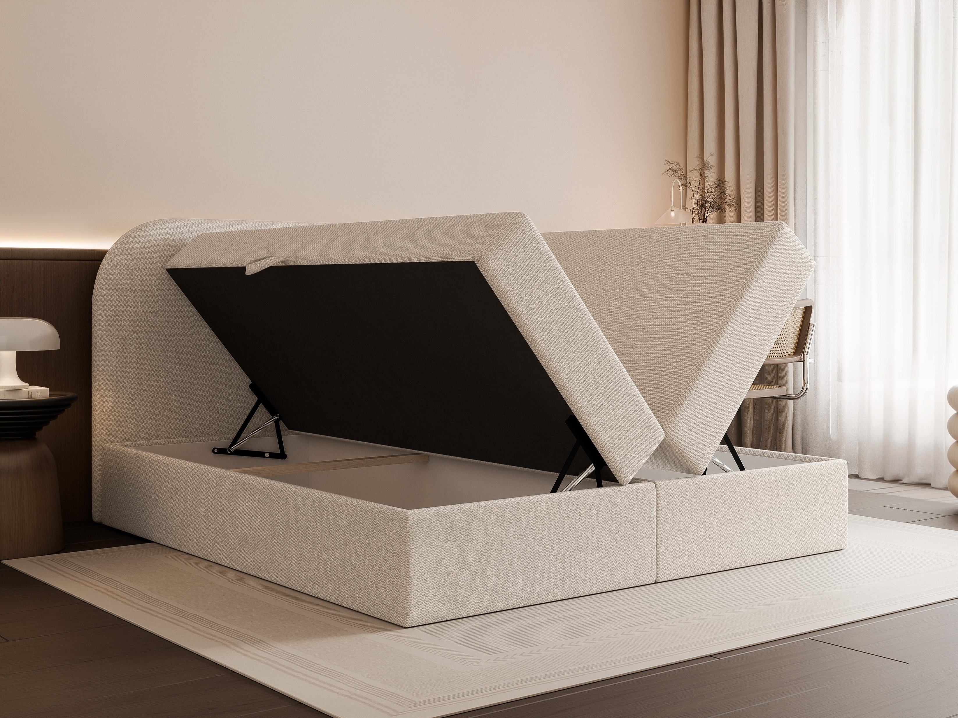 Lit boxspring Martinez 131 (Lumi 04)