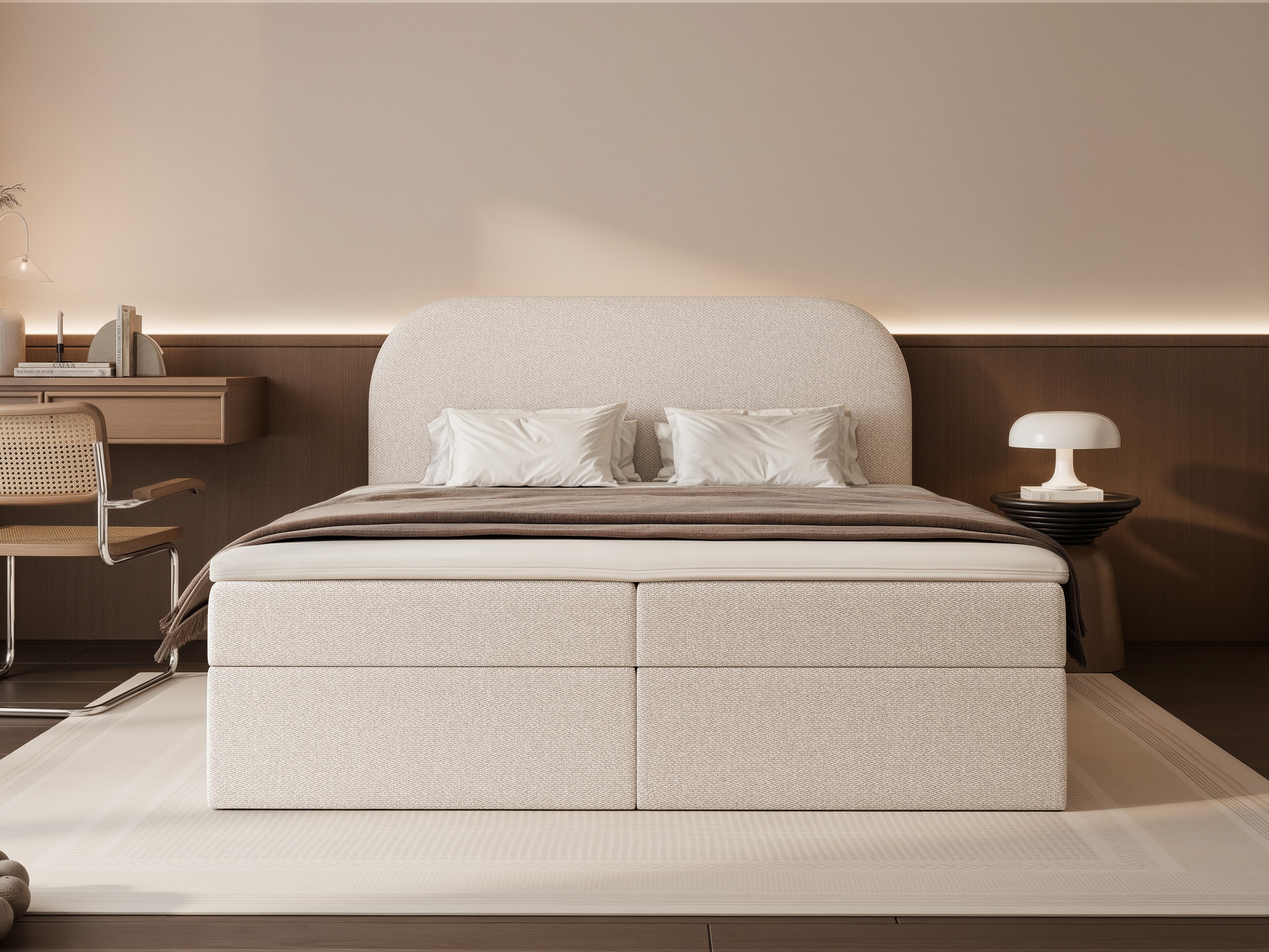 Lit boxspring Martinez 131 (Lumi 04)
