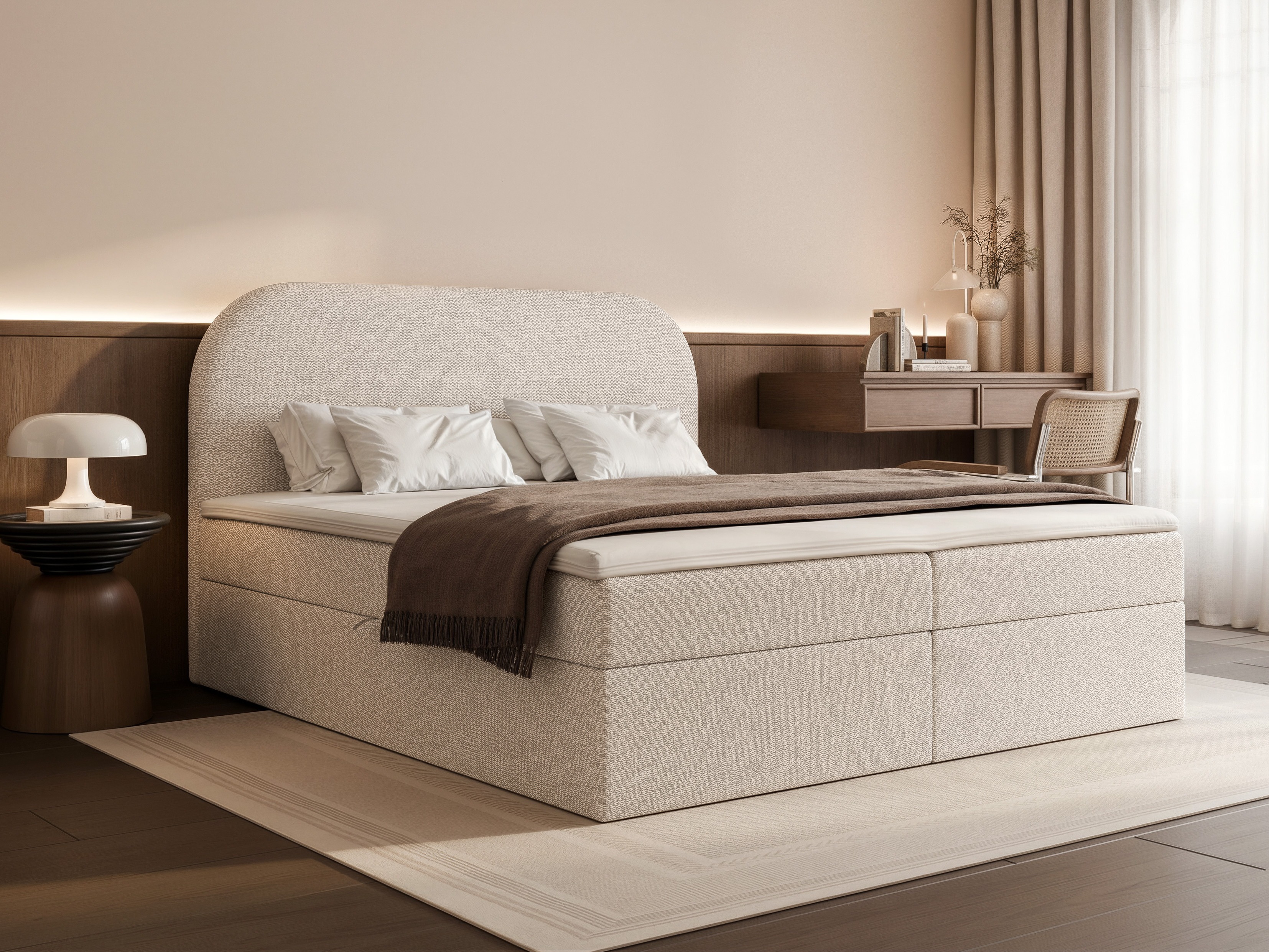 Lit boxspring Martinez 131 (Lumi 04)