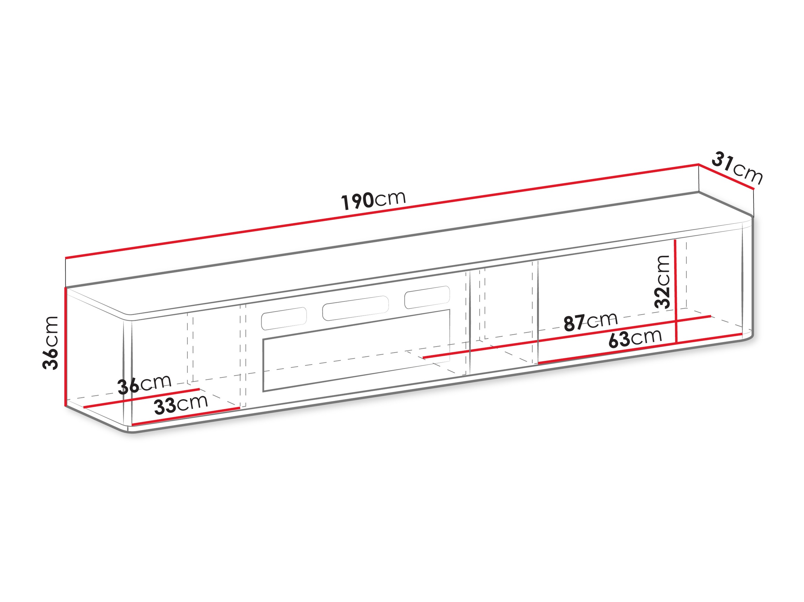 Meuble TV Dormele 111