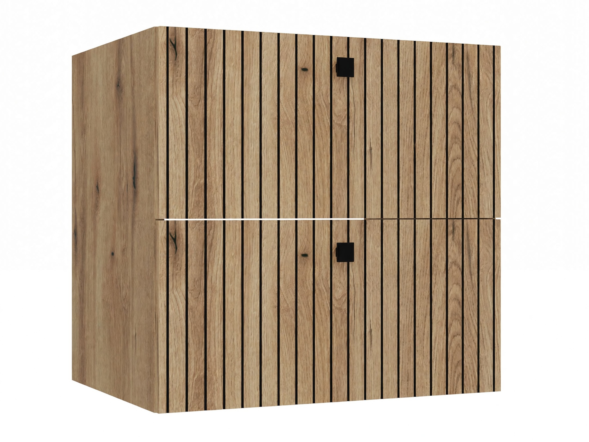 Armoire de salle de bains murale pour lavabo Mandeville 314 (Chêne)