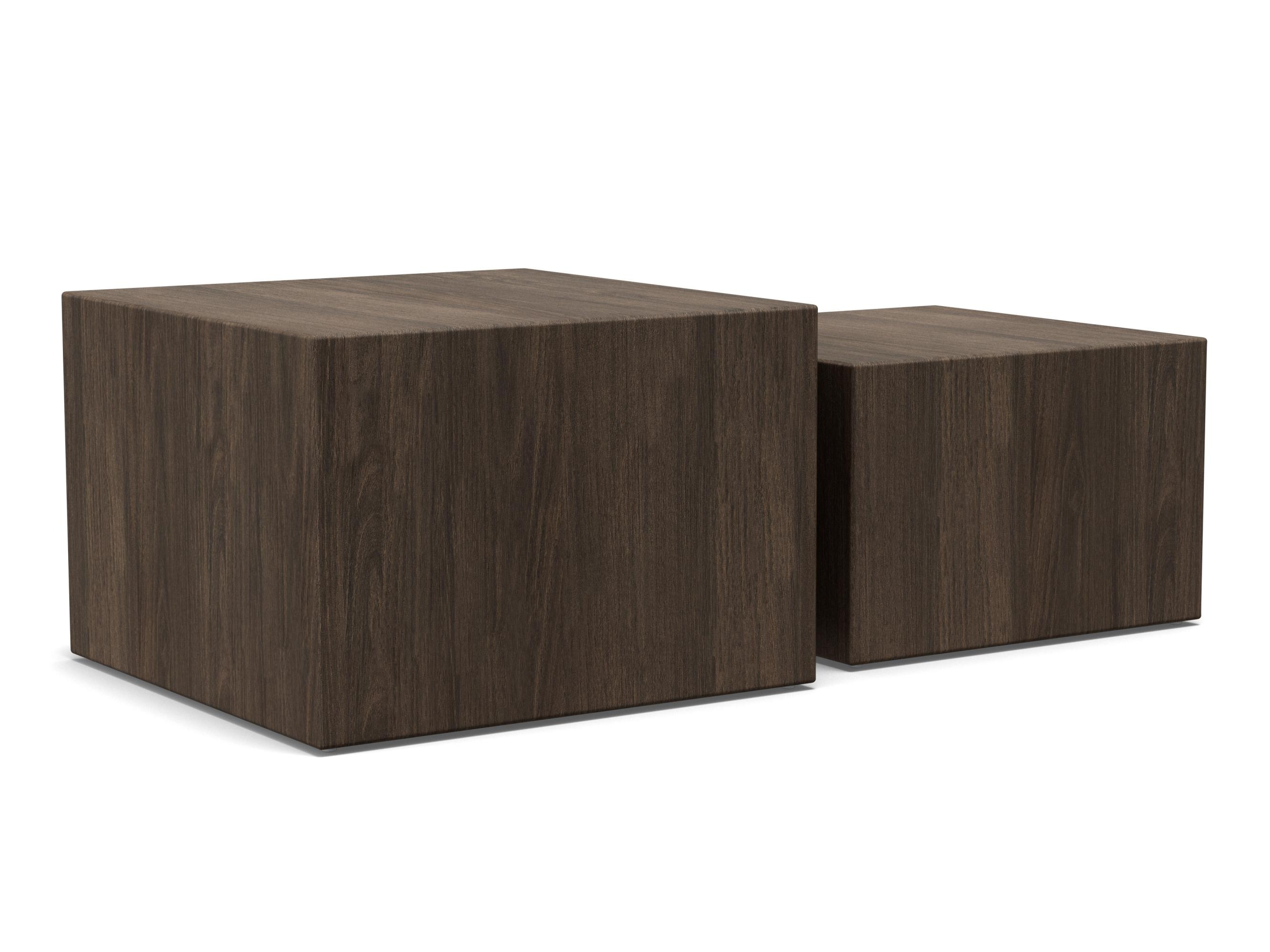 Ensemble tables basses Norsica 603 (Marron)