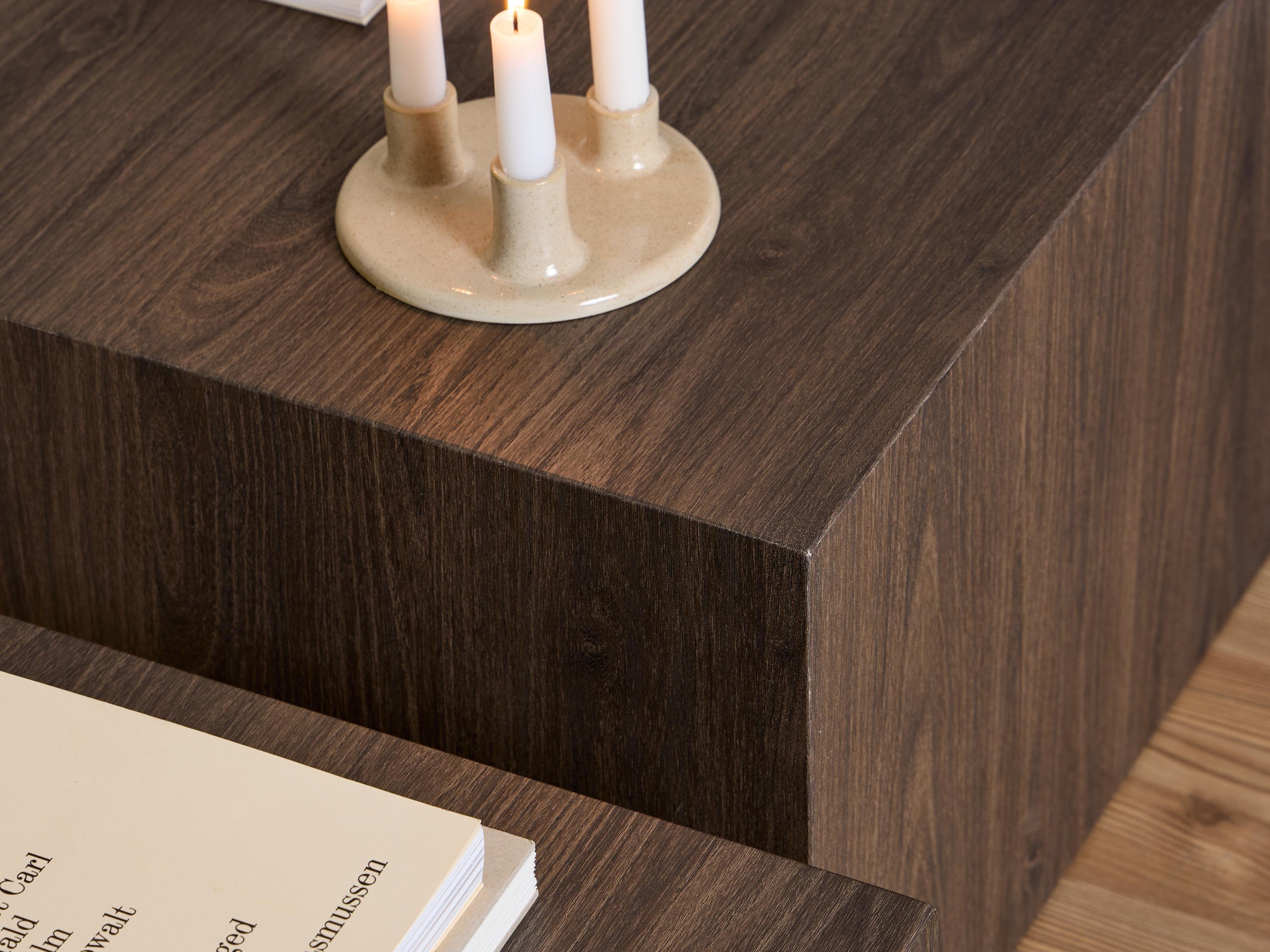 Ensemble tables basses Norsica 603 (Marron)