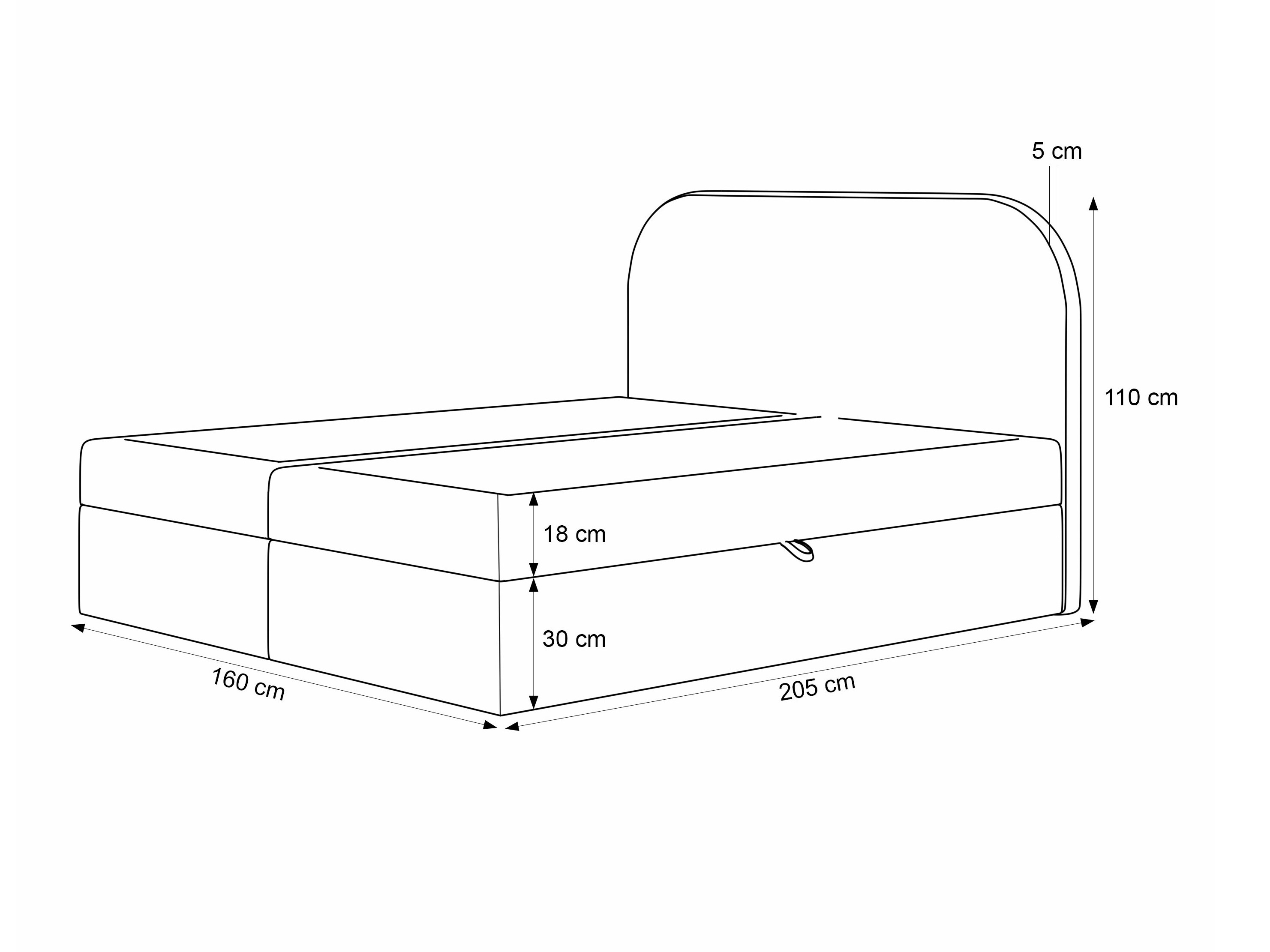 Lit boxspring Martinez 131 (Monte 09)