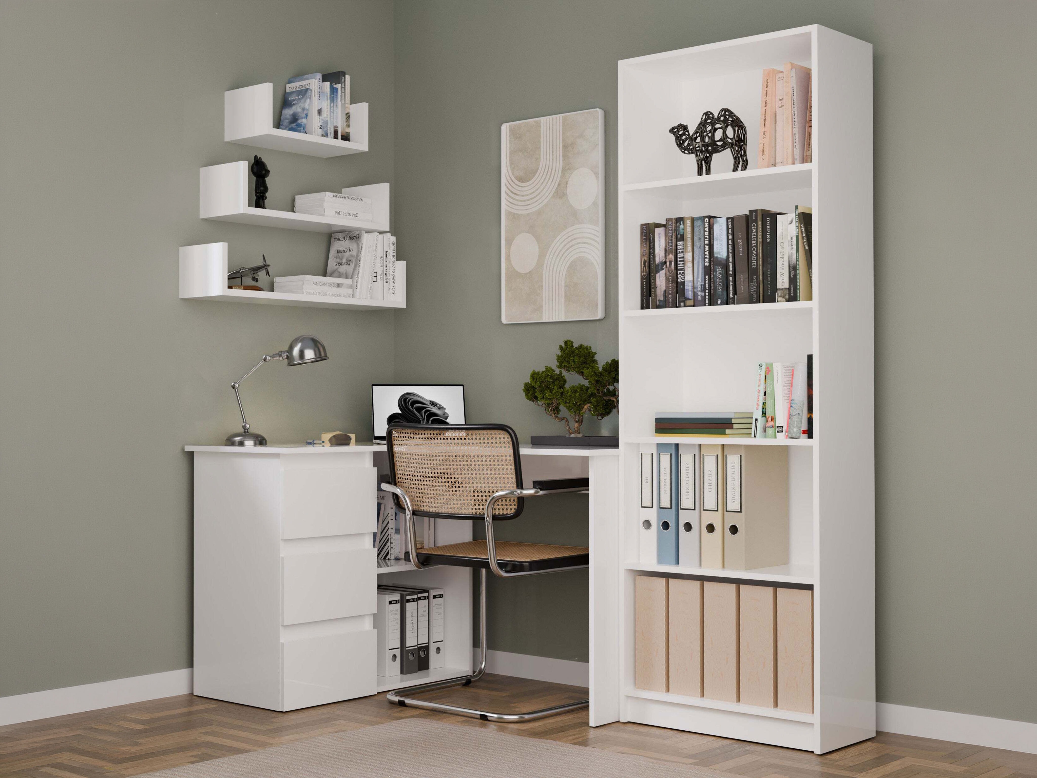 Bureau d'angle Mandeville 365 (Blanc)