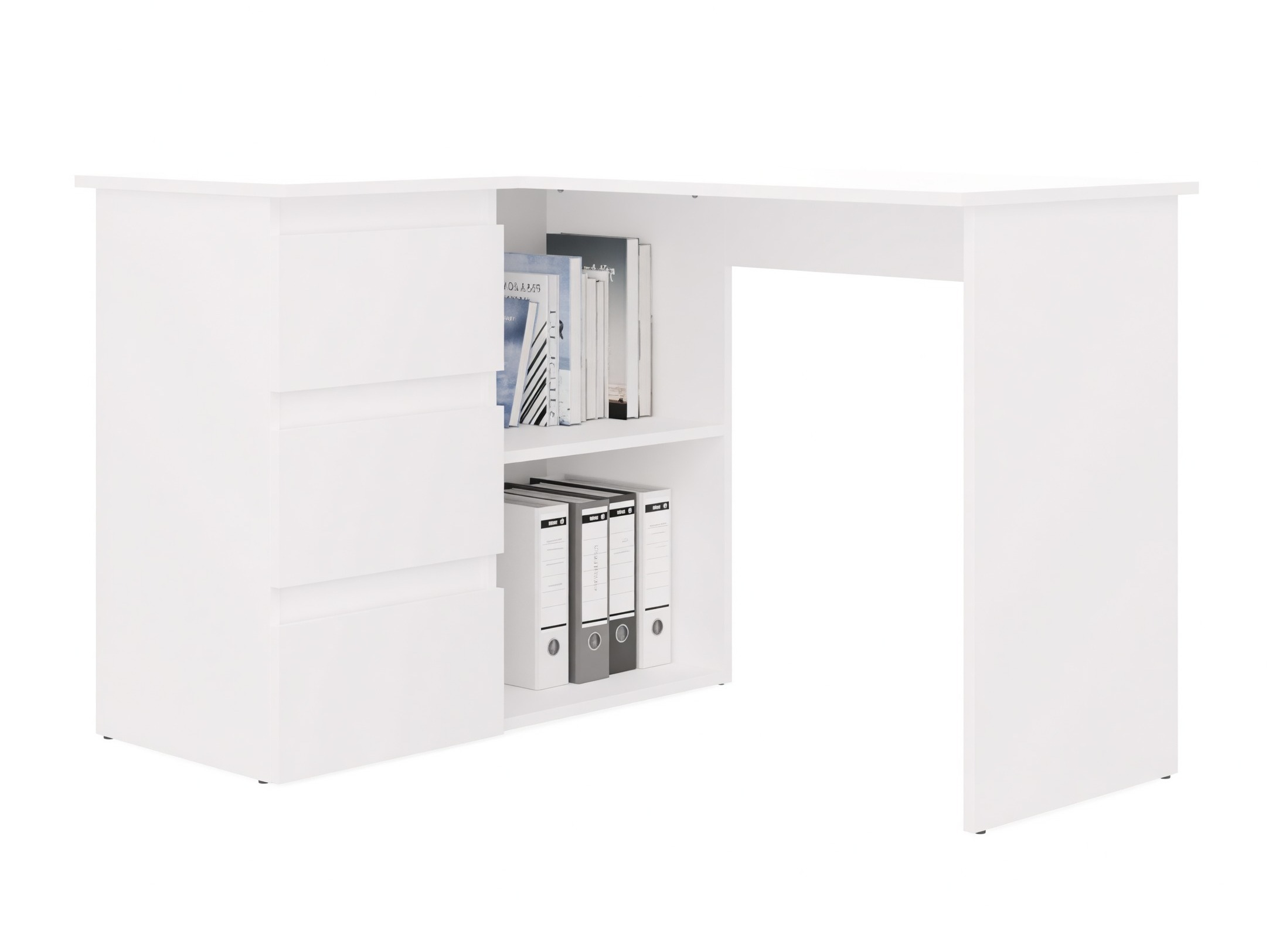 Bureau d'angle Mandeville 365 (Blanc)