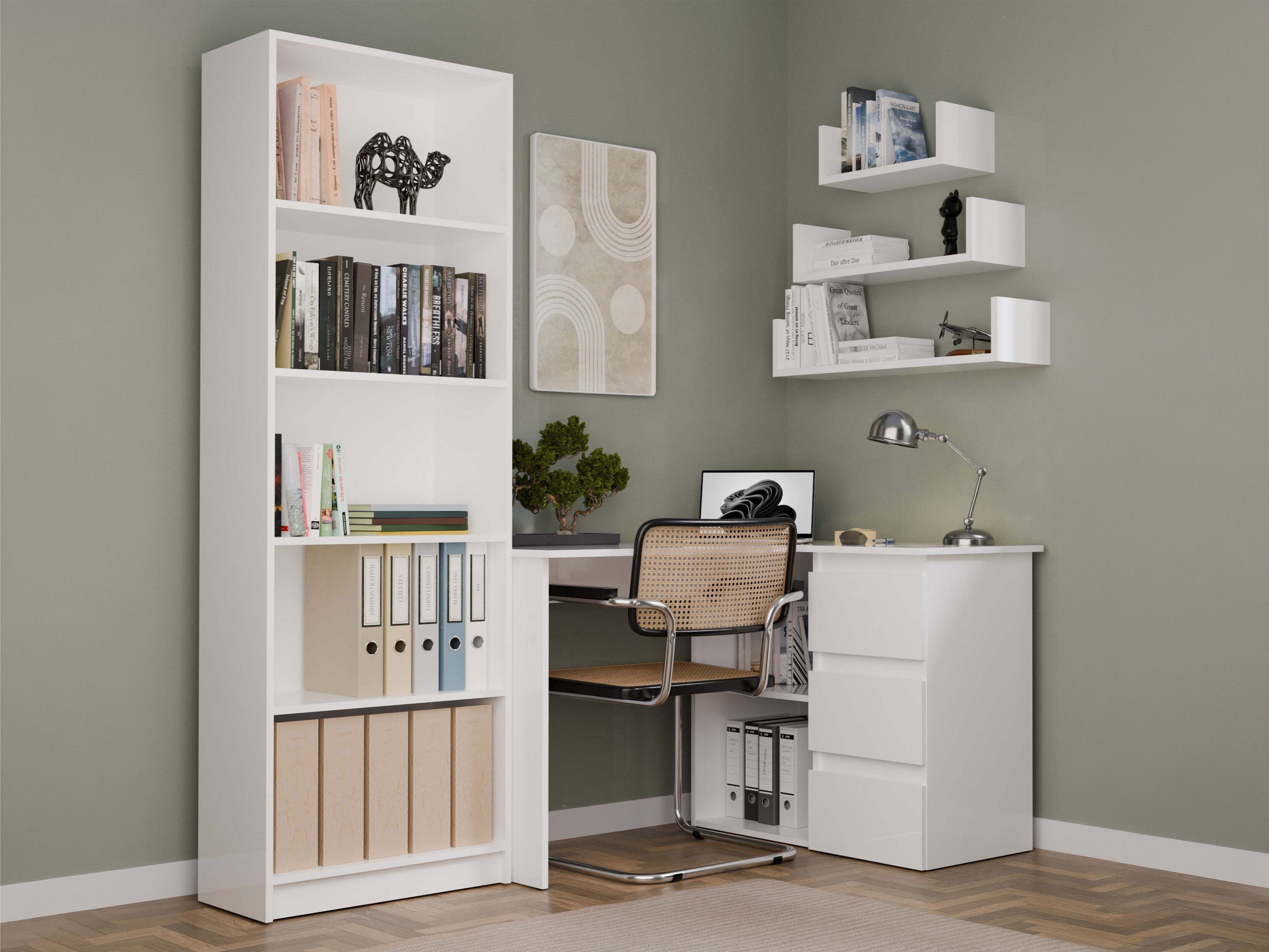 Bureau d'angle Mandeville 365 (Blanc)