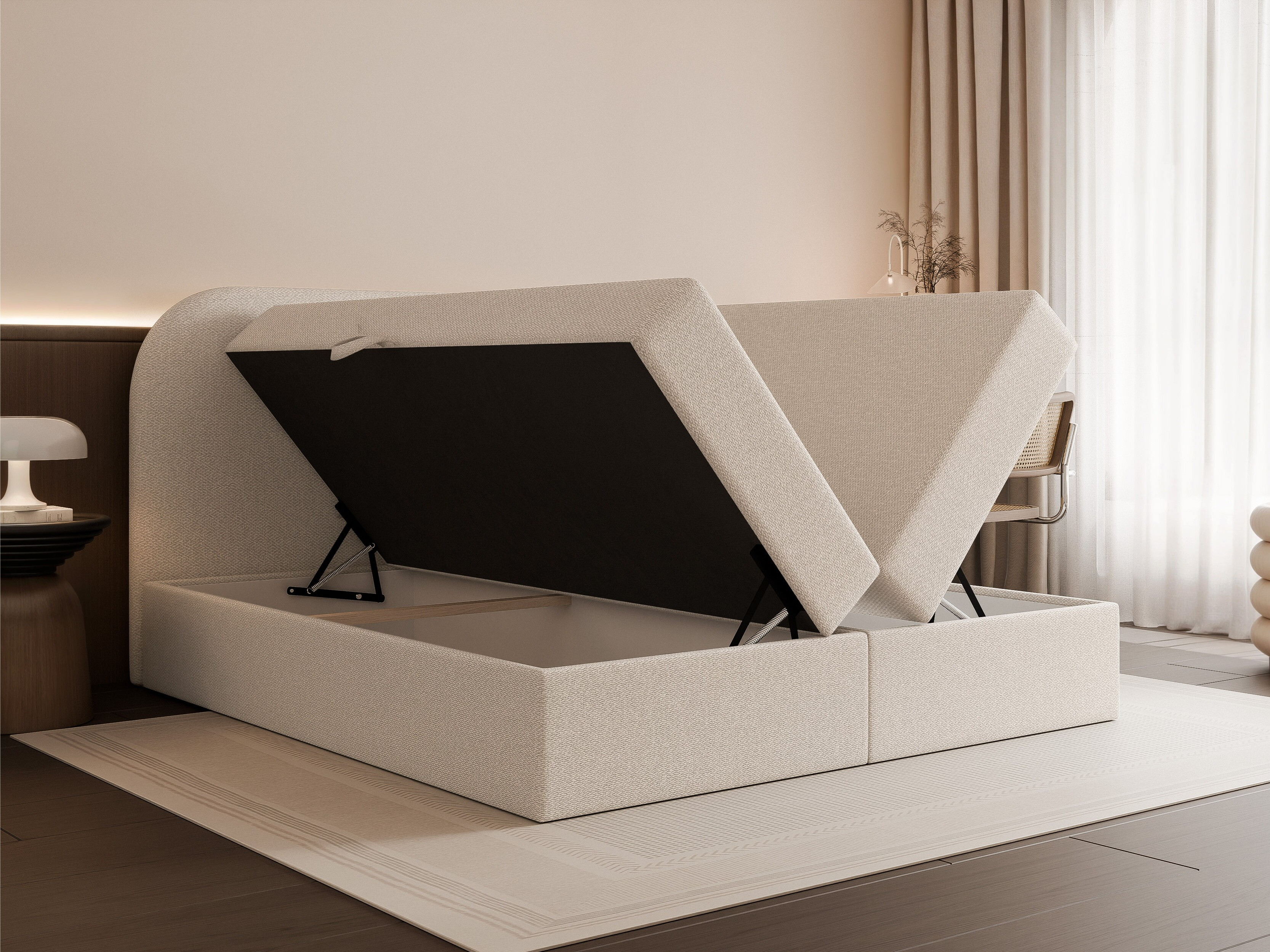 Lit boxspring Martinez 131 (Lumi 04)