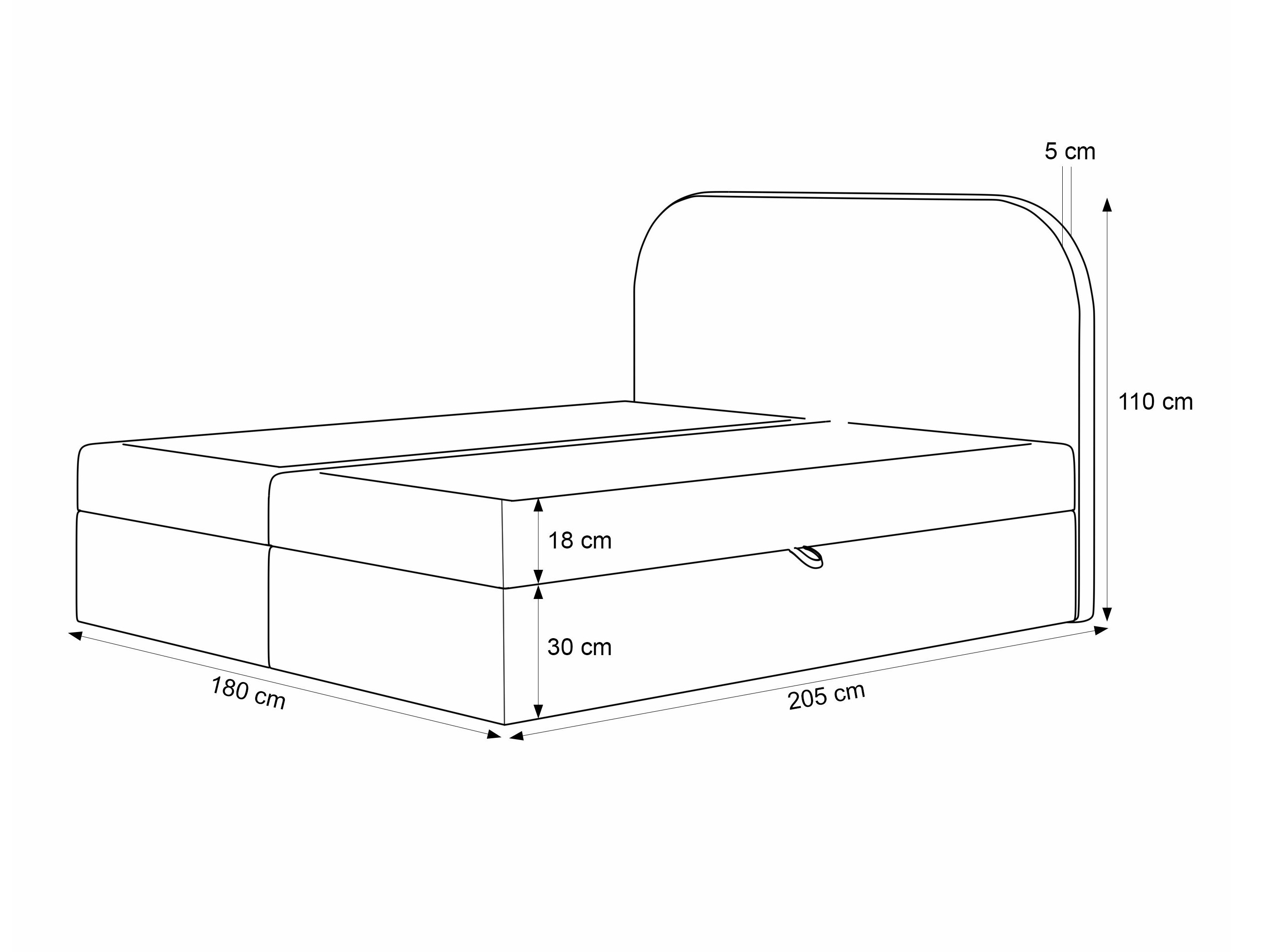 Lit boxspring Martinez 131 (Monte 23)