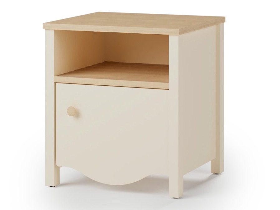 Table de chevet Velferi 117 (Beige + Chêne)