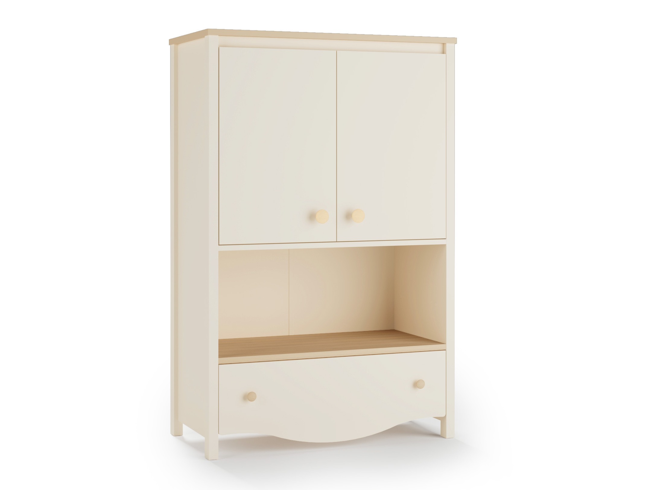Étagère Velferi 121 (Beige + Chêne)