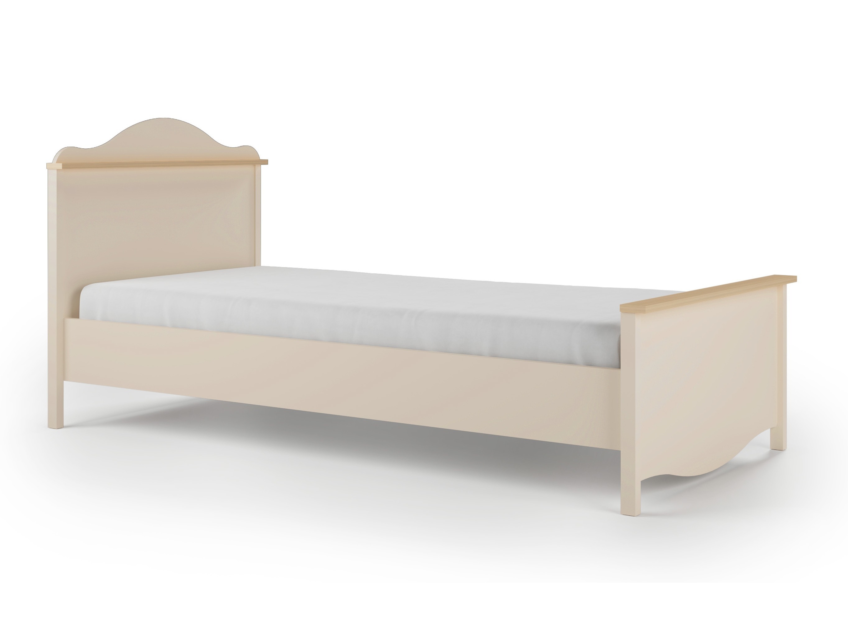 Lit Velferi 118 (Beige + Chêne)