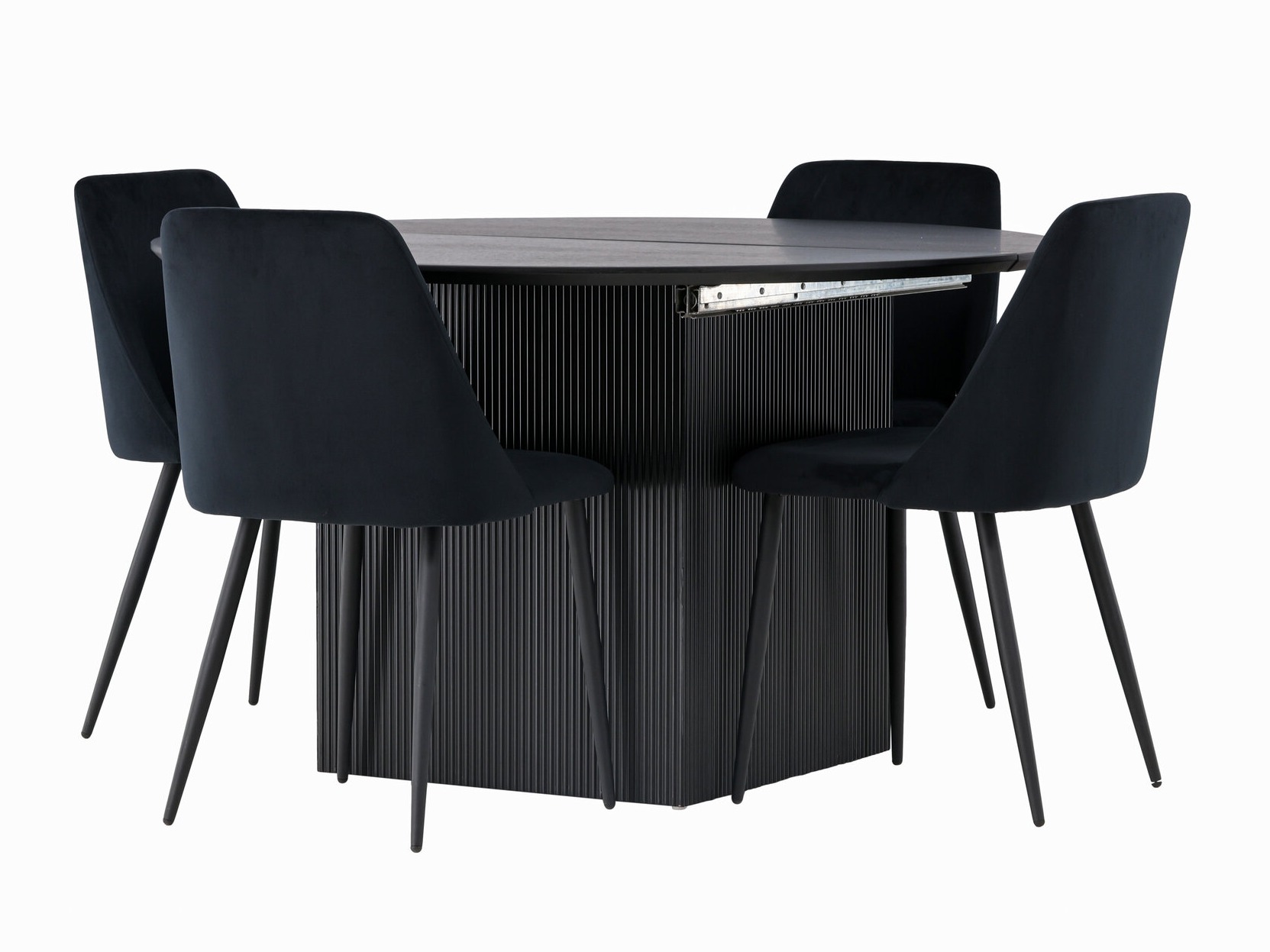 Salle à manger complète Dallas 4276 (Noir)
