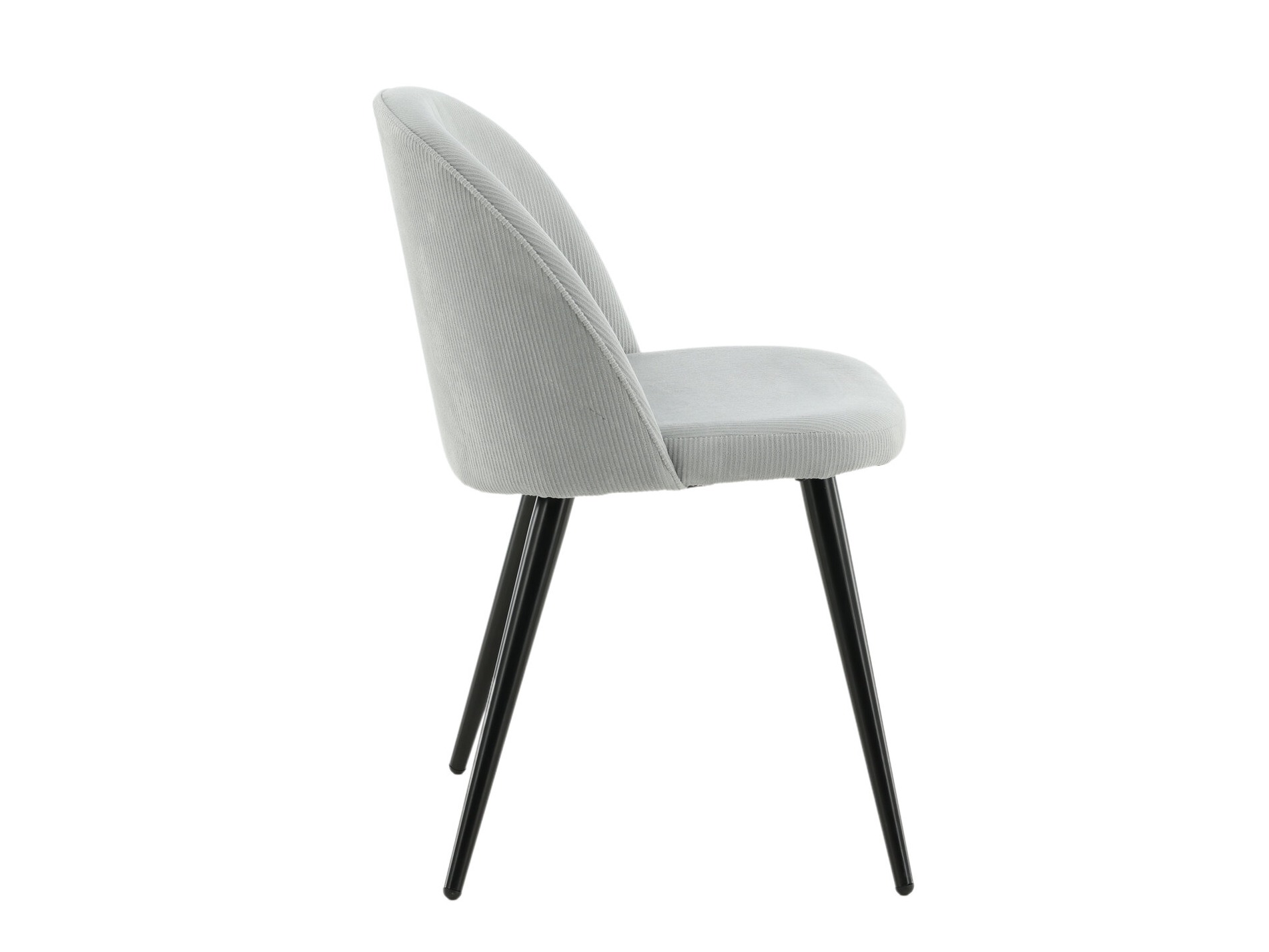 Chaise Dallas 136 (Gris + Noir)