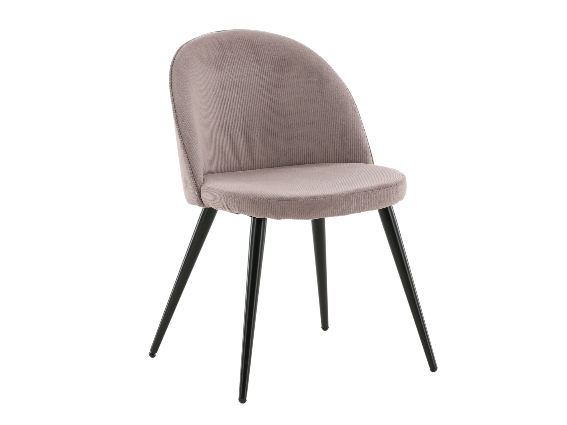 Chaise Dallas 136 (Rose Dusty + Noir)