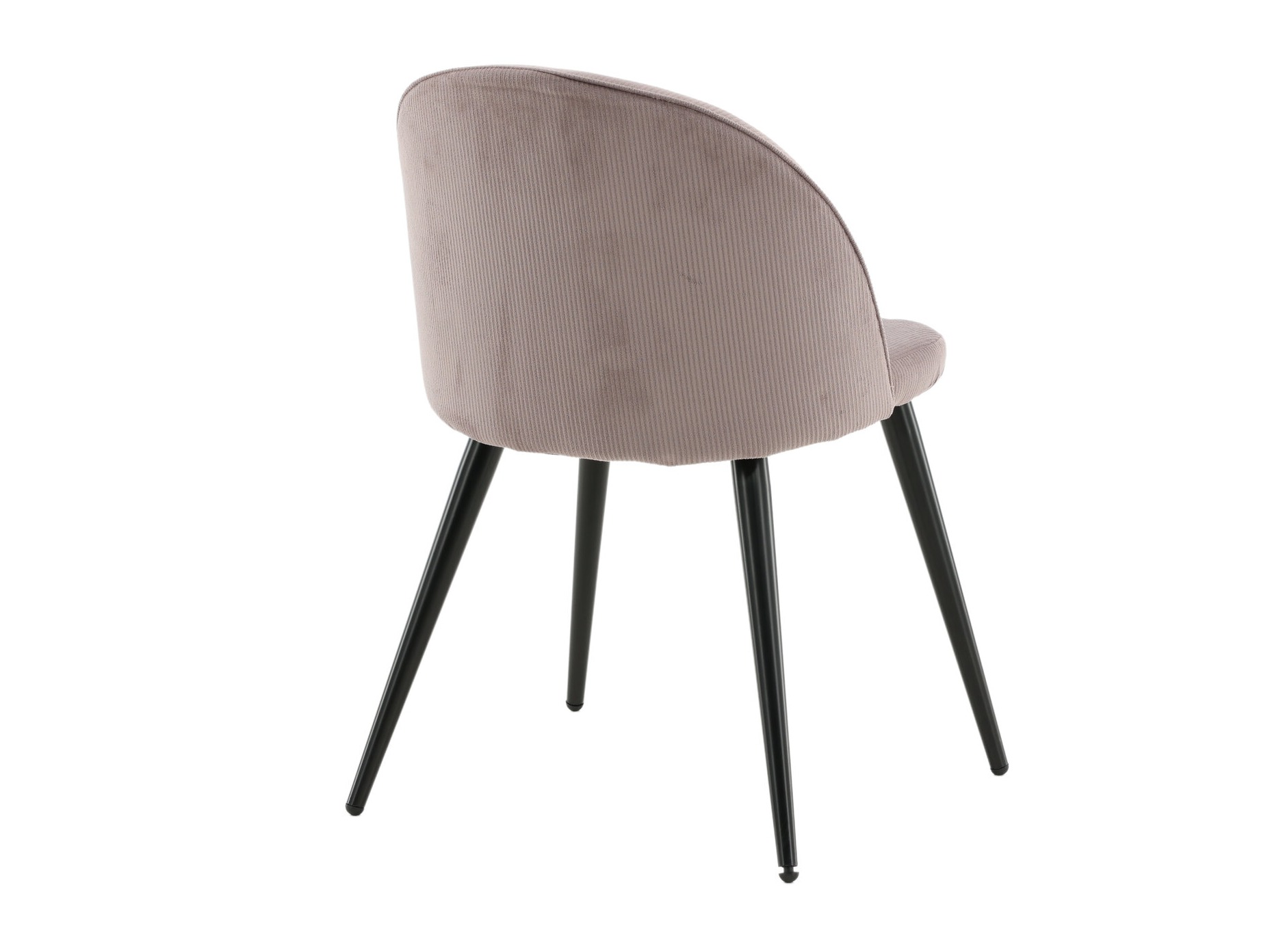 Chaise Dallas 136 (Rose Dusty + Noir)