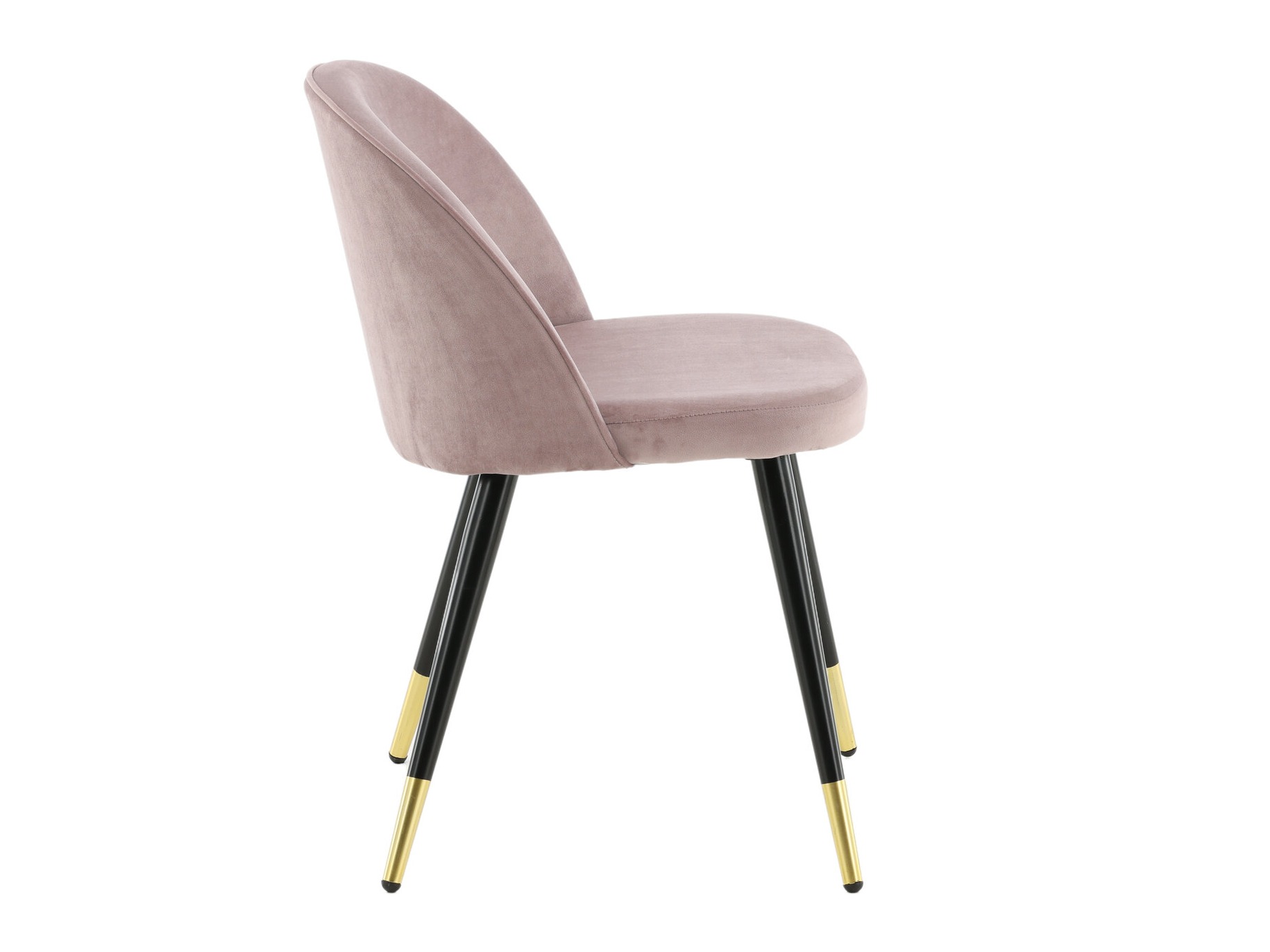 Chaise Dallas 137 (Rose Dusty + Noir)