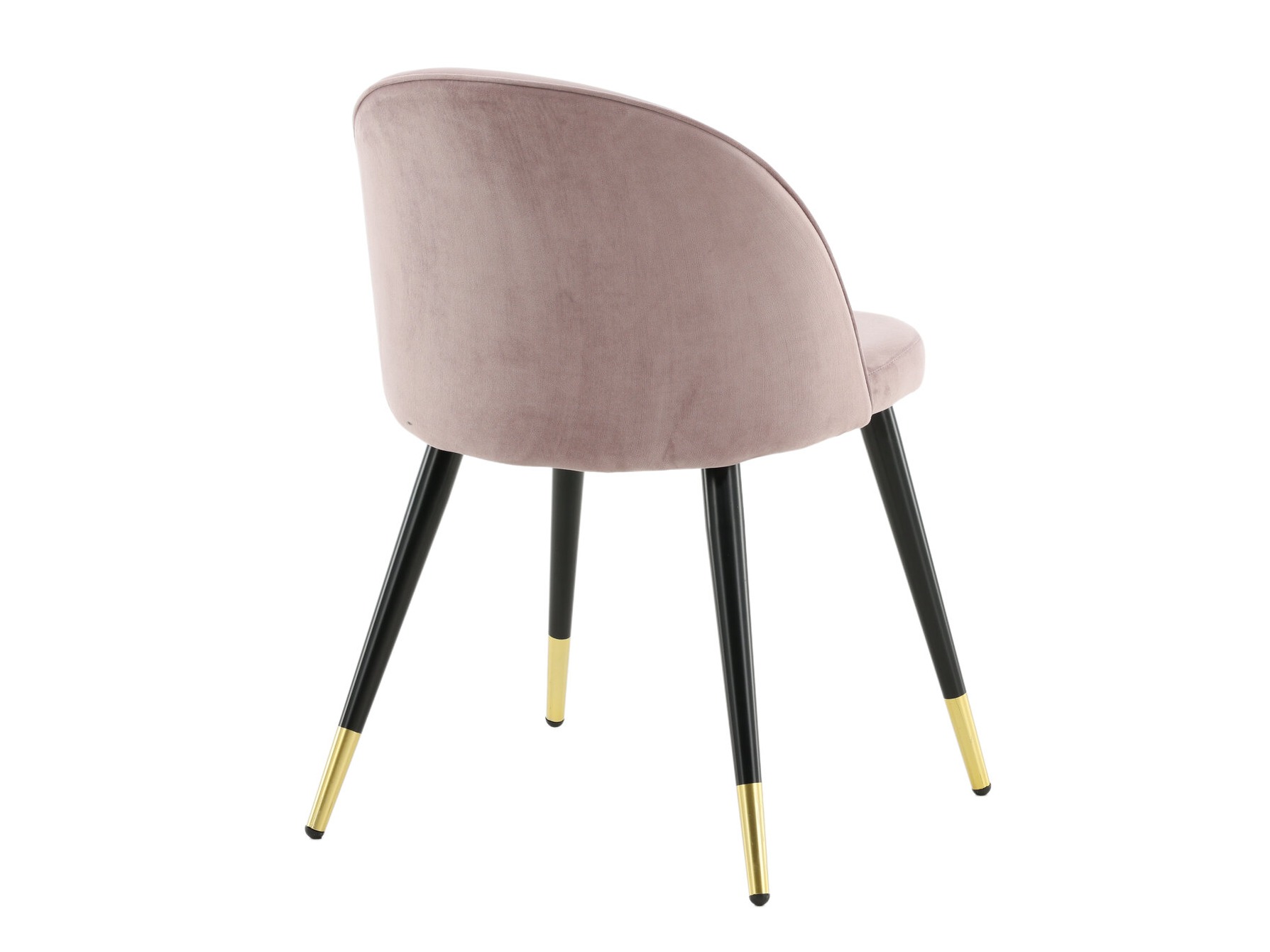 Chaise Dallas 137 (Rose Dusty + Noir)