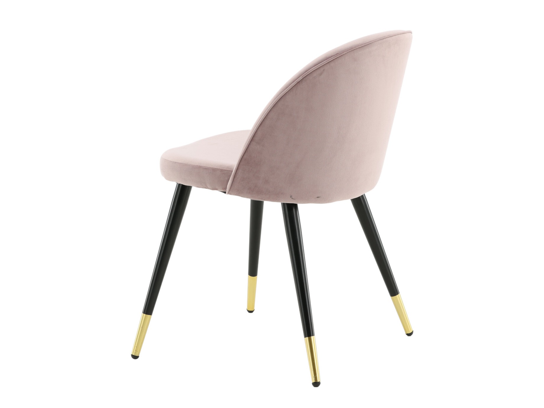 Chaise Dallas 137 (Rose Dusty + Noir)