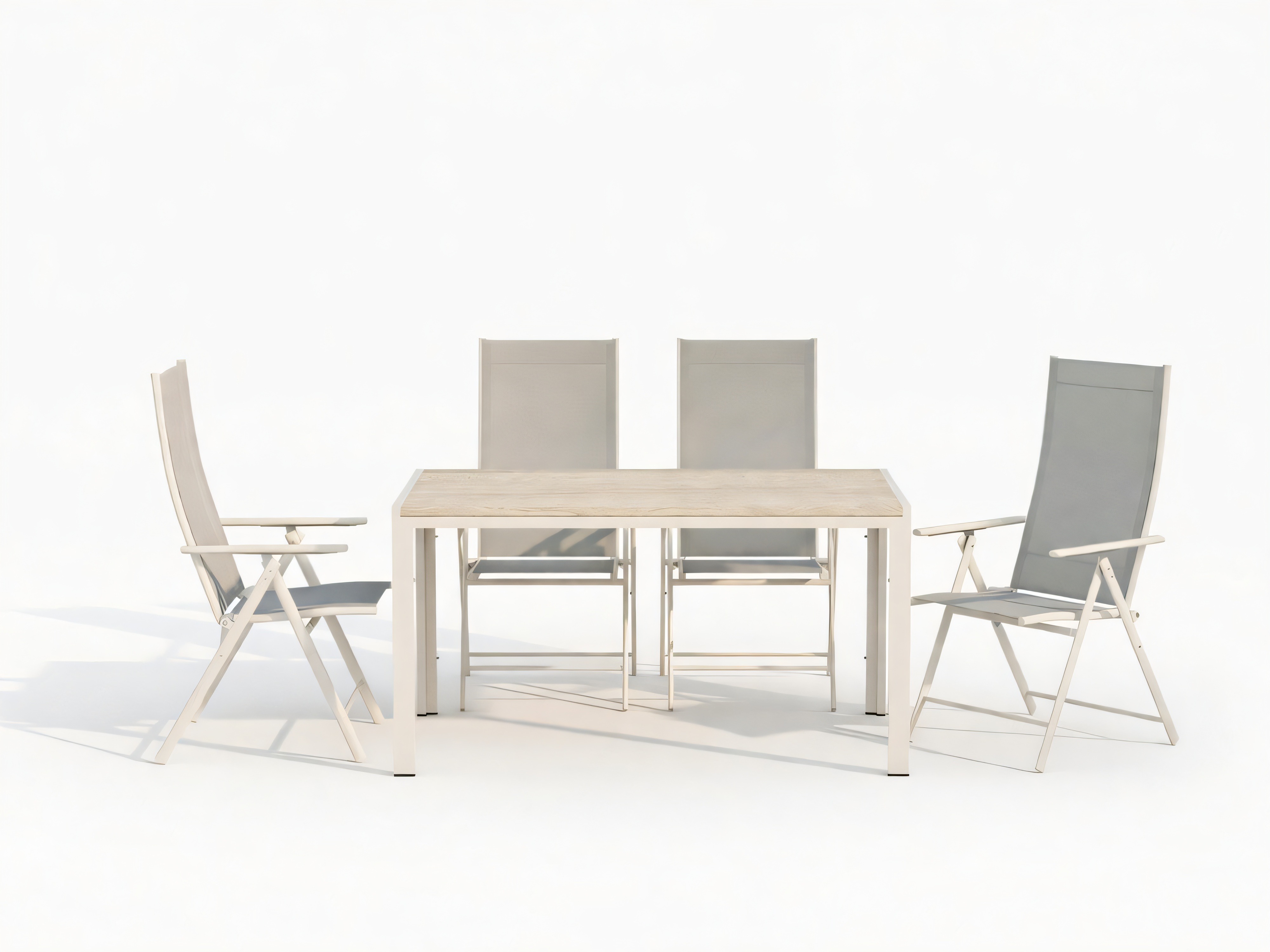 Ensemble table et chaises Dallas 5261 (Beige)