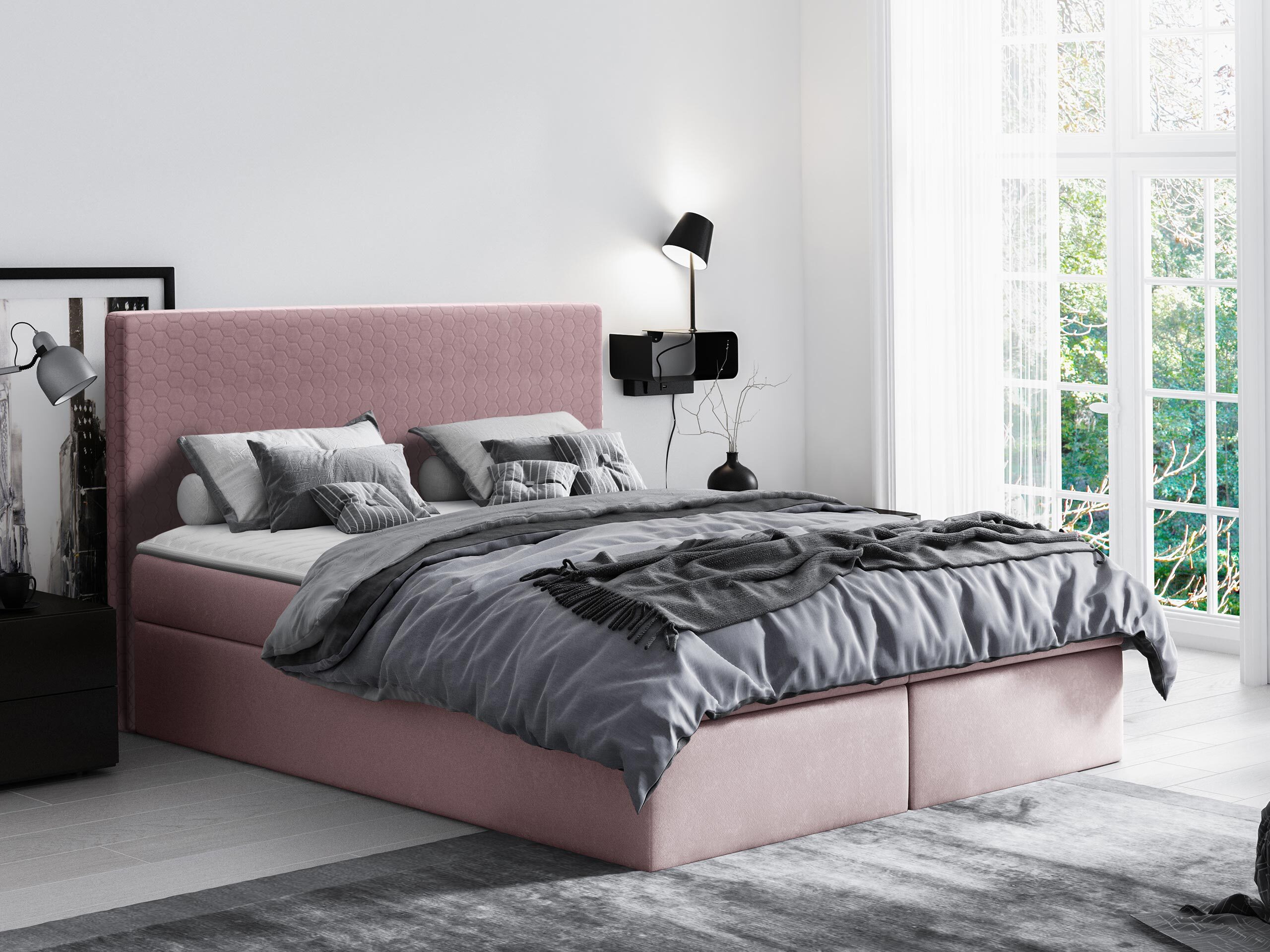 Lit boxspring Nix (Velluto 14)