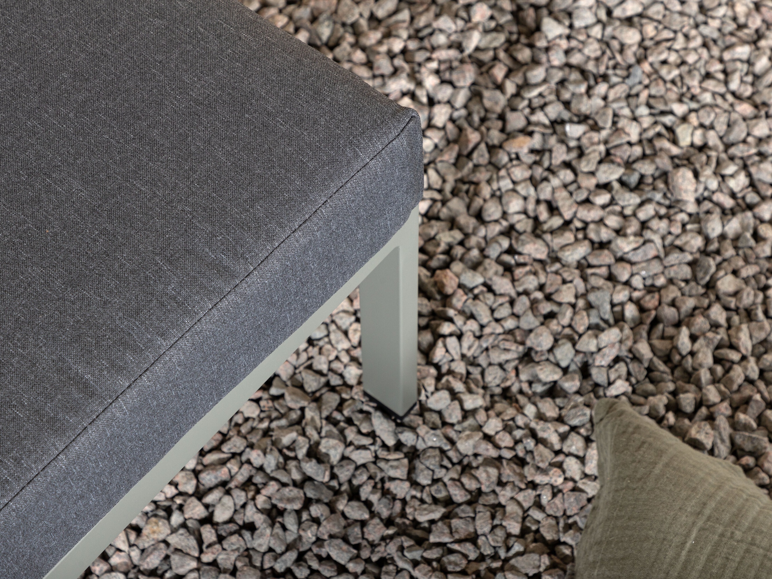 Fauteuil de jardin Camorlo 100 (Gris + Chaki)