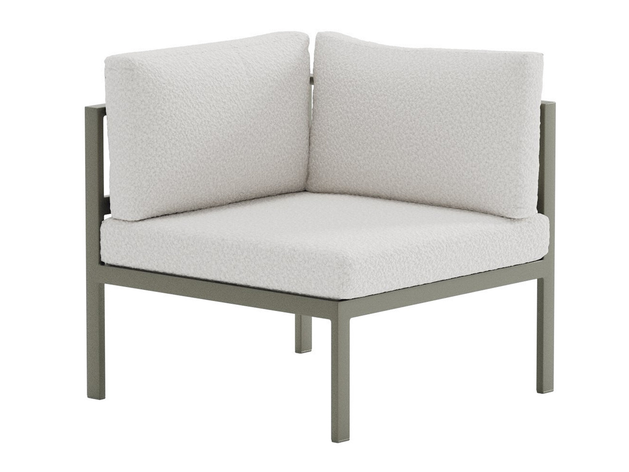 Fauteuil de jardin Camorlo 101 (Blanc + Chaki)