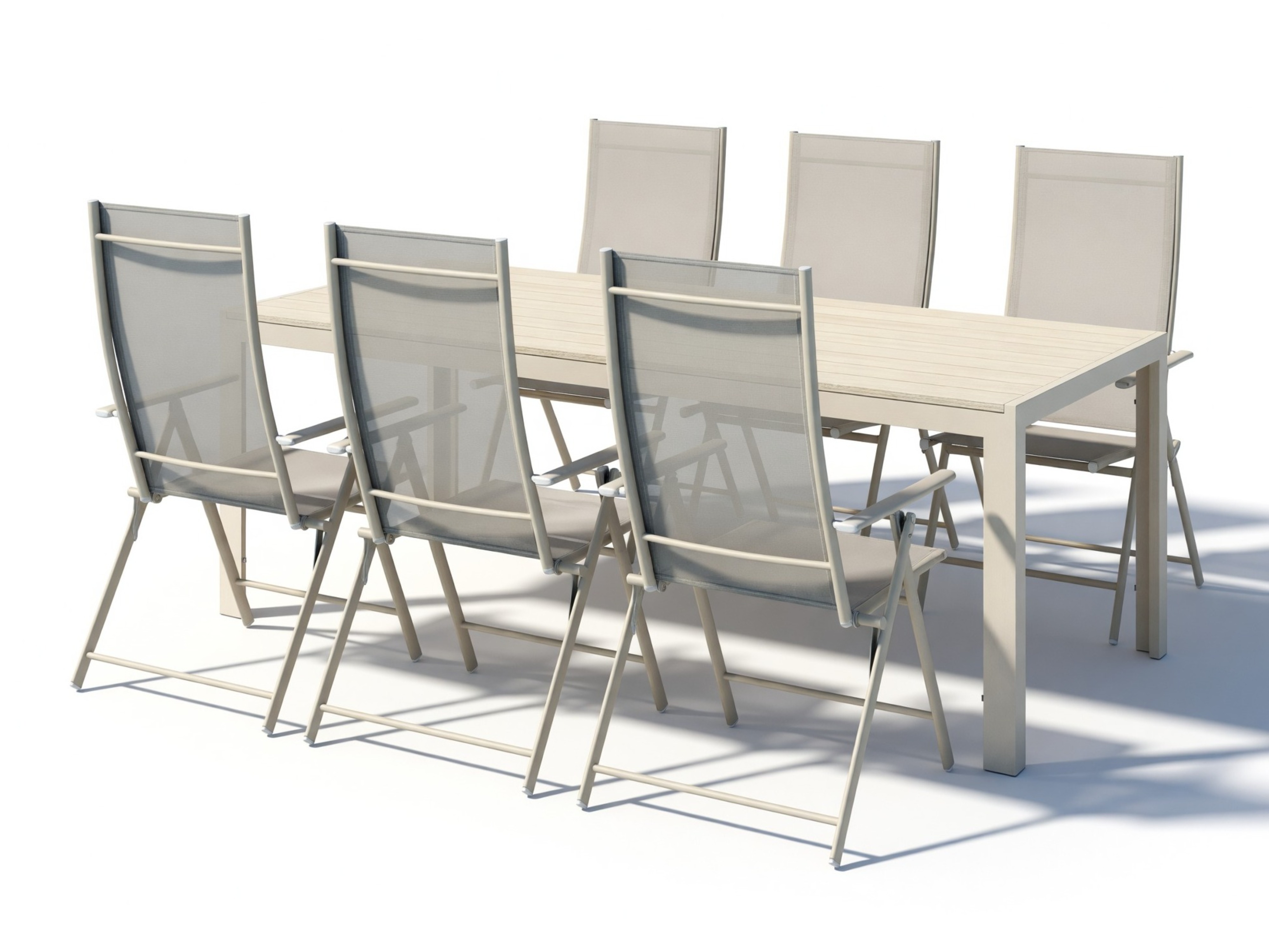 Ensemble table et chaises Dallas 5263 (Beige)