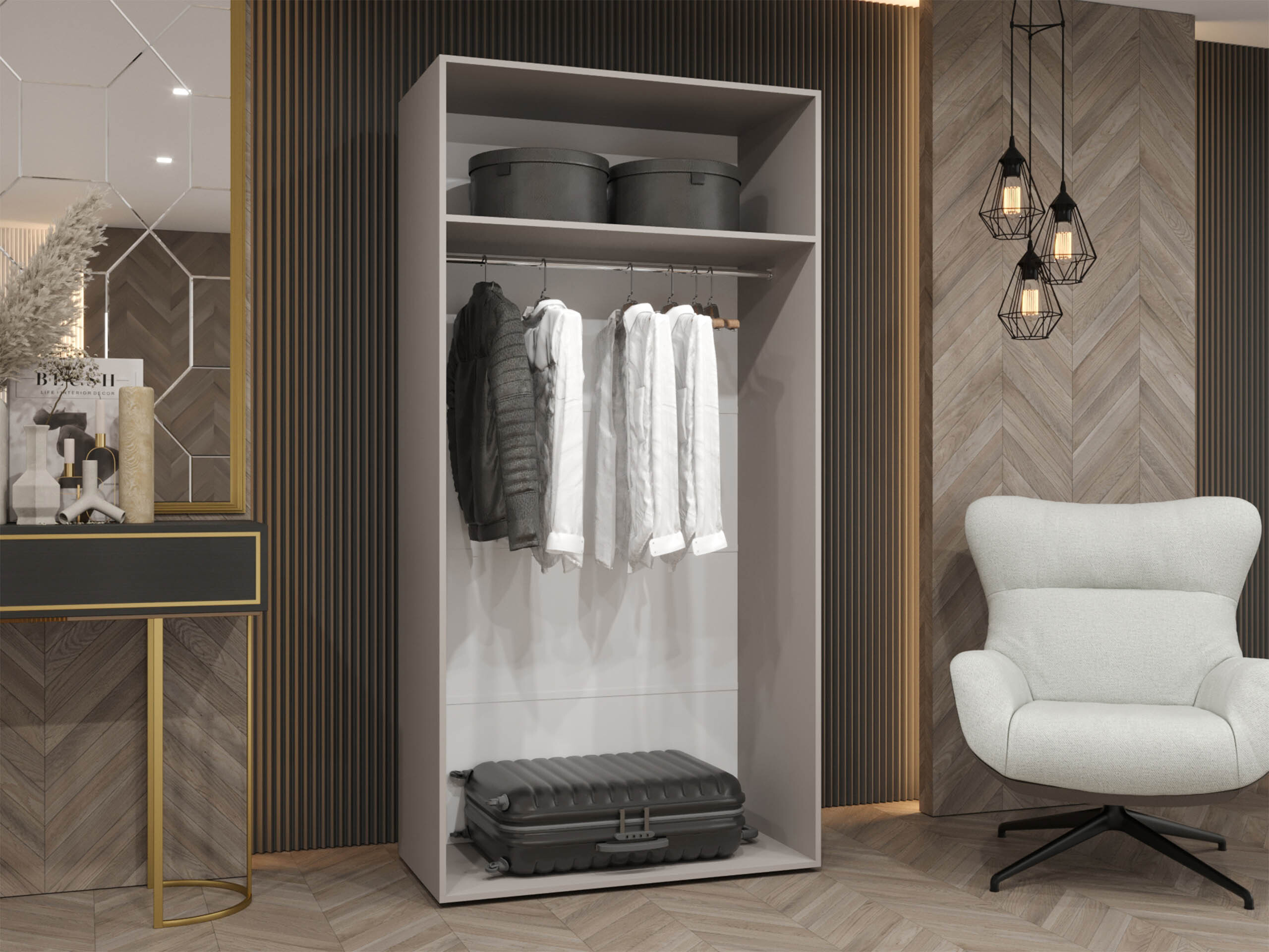 Armoire Hartford 600 (Noir)