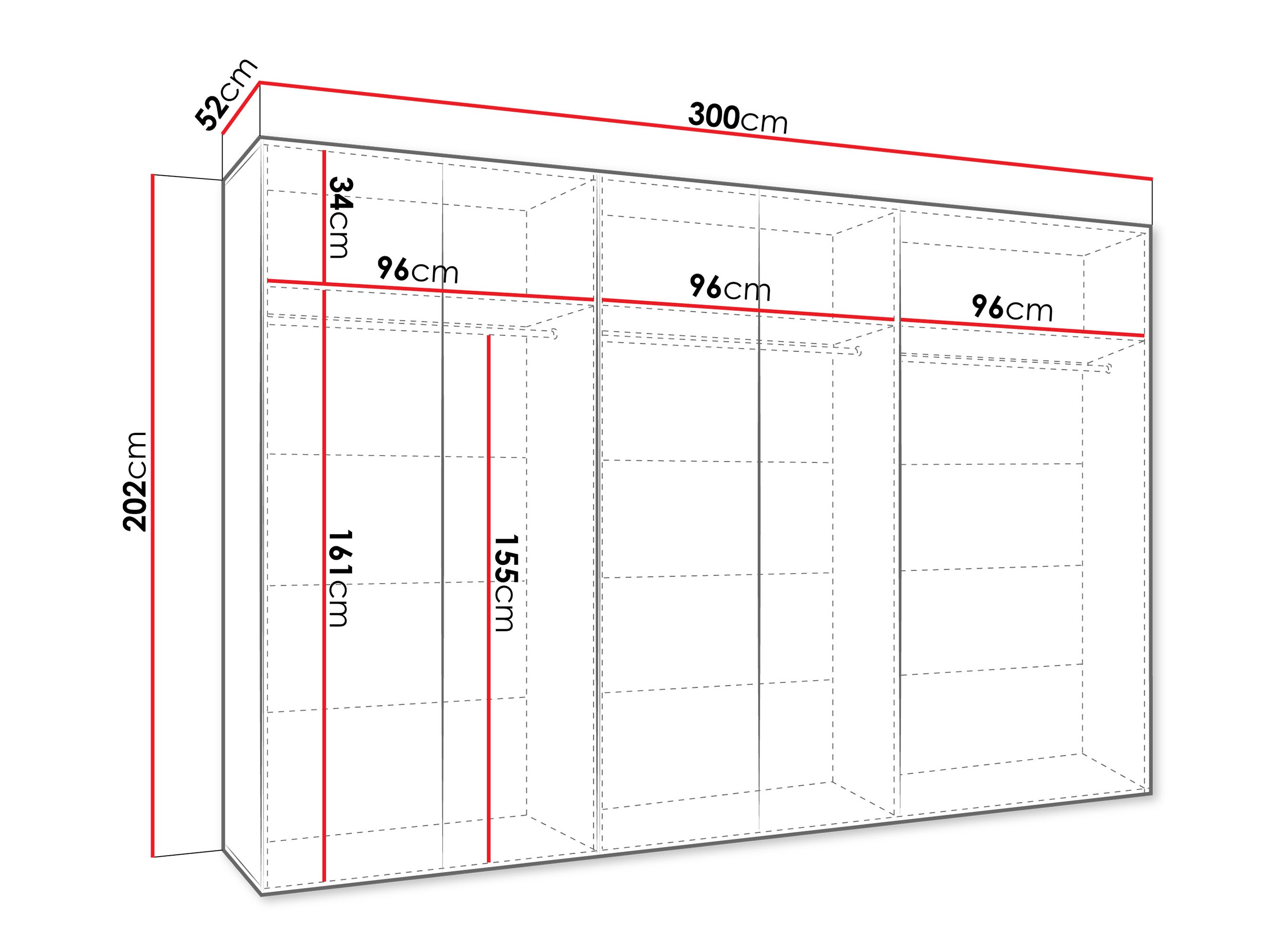 Armoire Hartford 602 (Blanc)