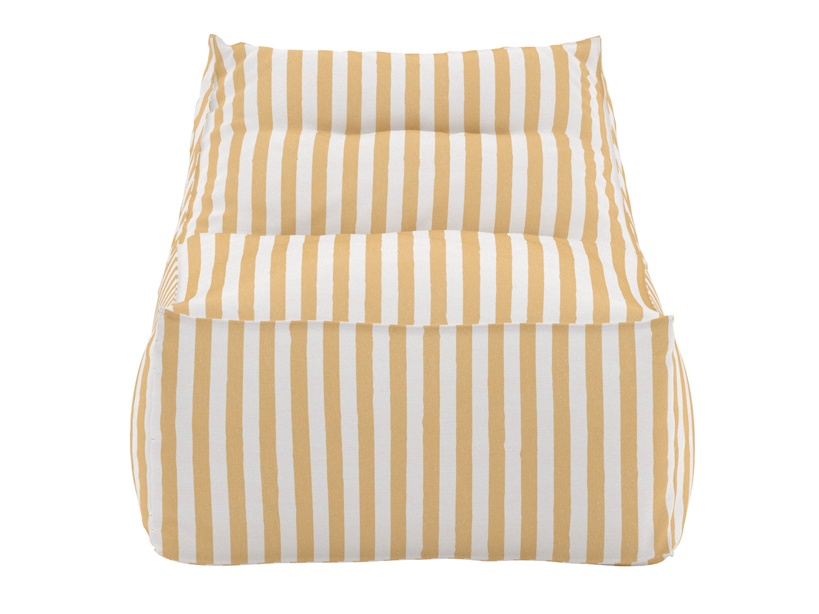 Pouf poire Dallas 5276 (Jaune + Blanc)