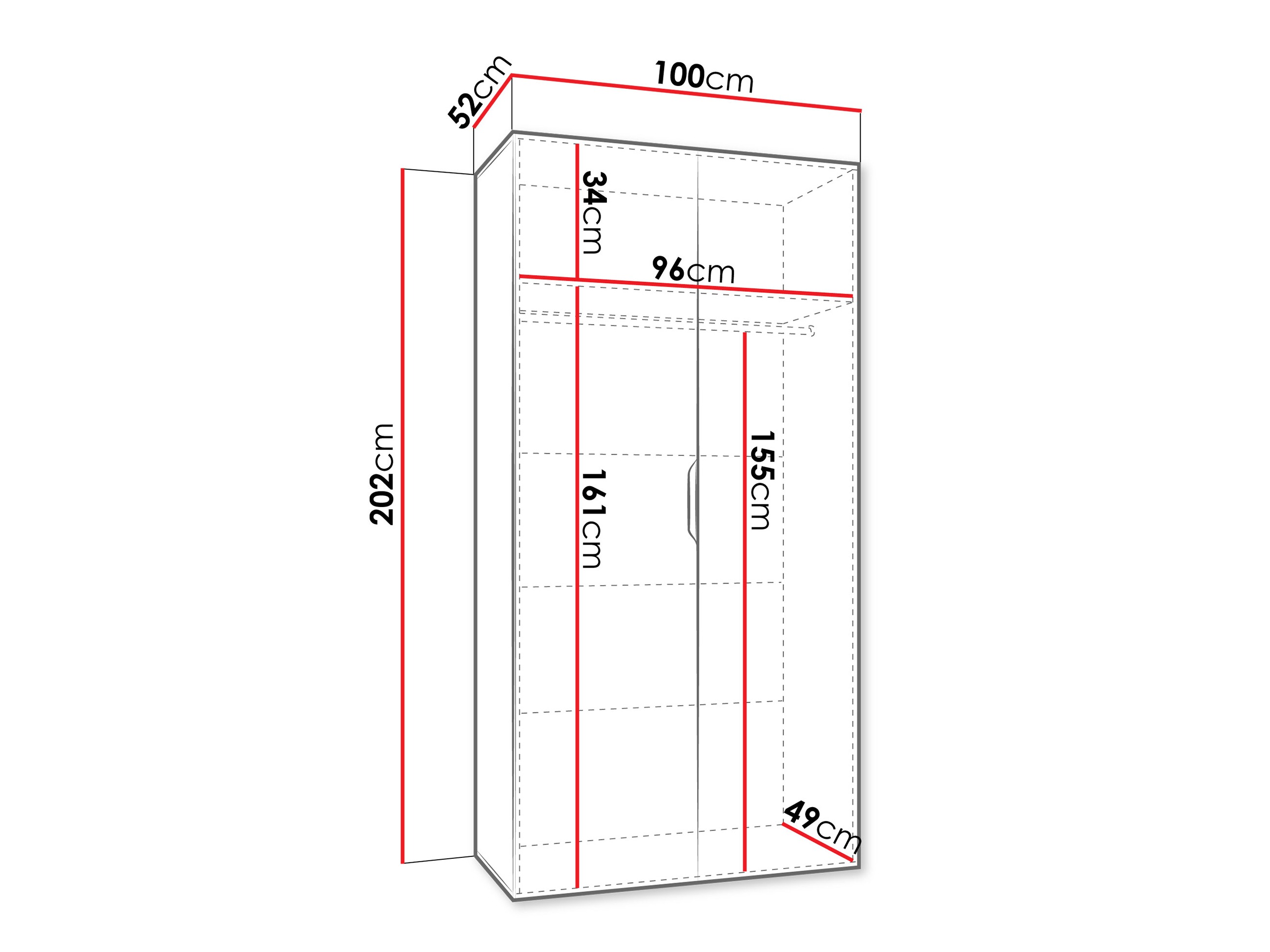 Armoire Hartford 603 (Cachemire)