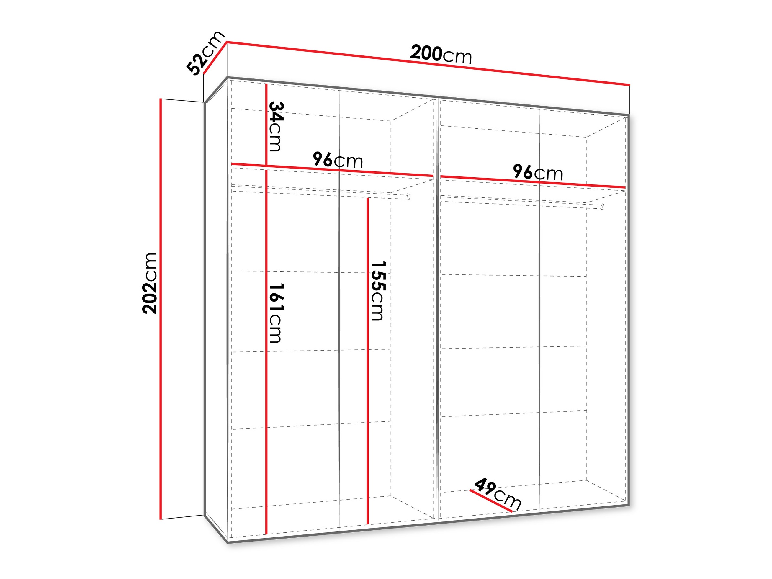 Armoire Hartford 610 (Cachemire)