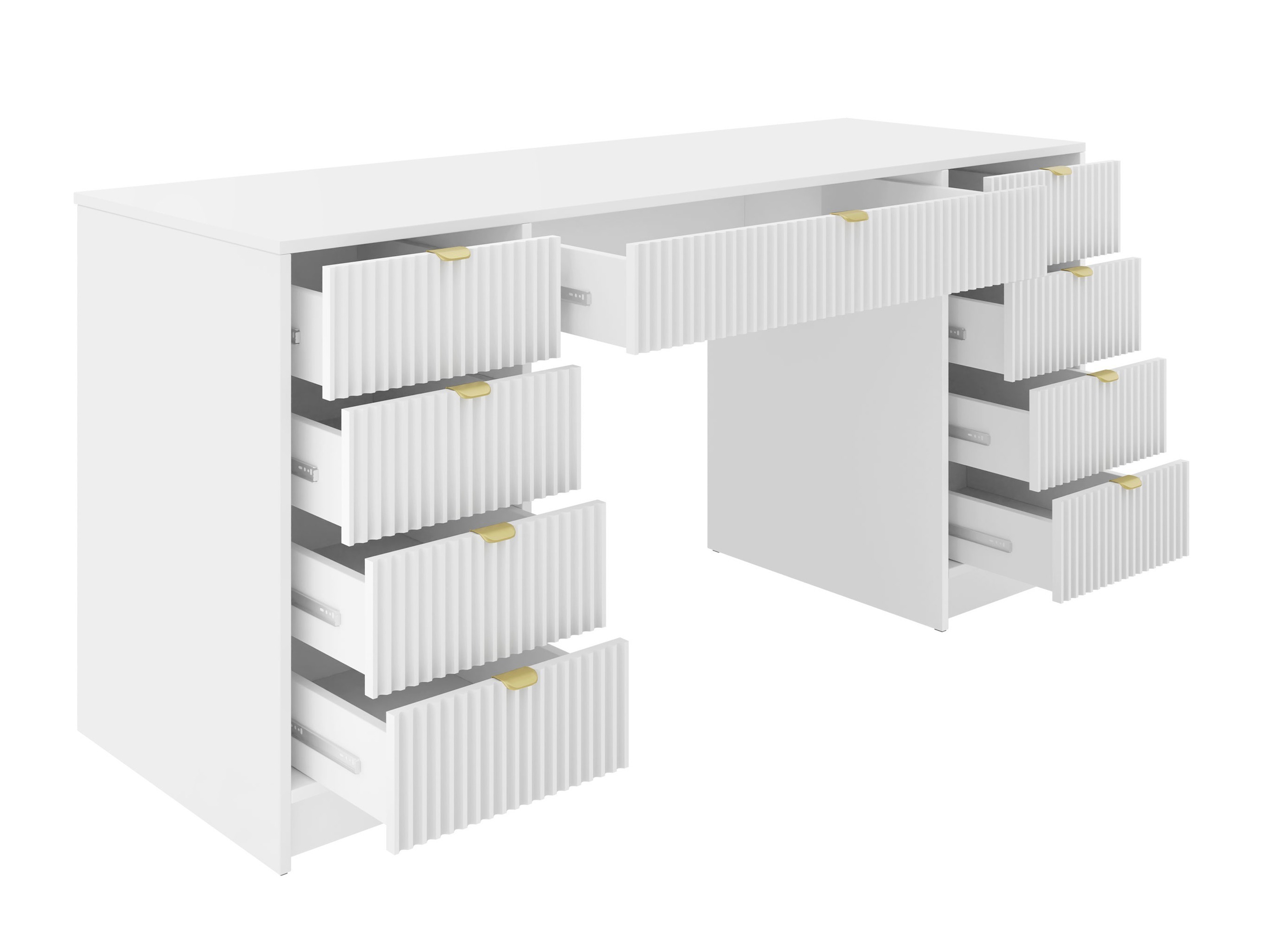 Ensemble de bureau à domicile Comfivo Papilio VI (Beige)