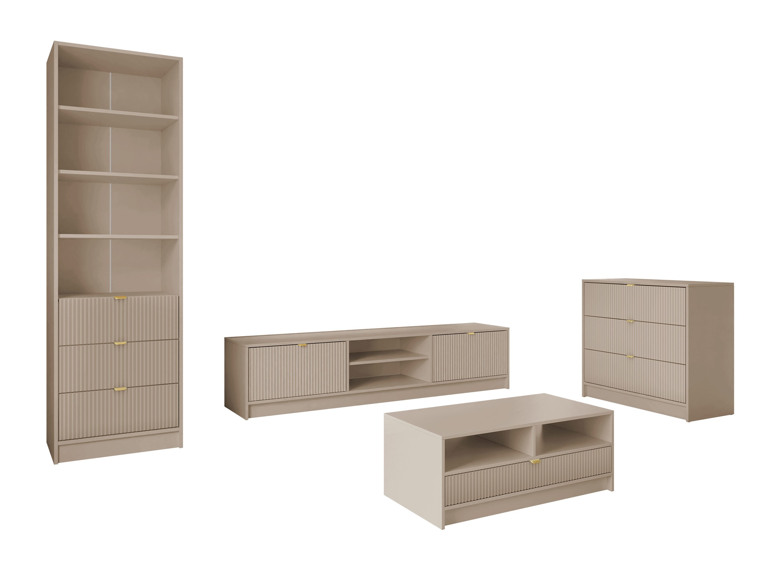 Ensemble de salon Comfivo Papilio VII (Beige)