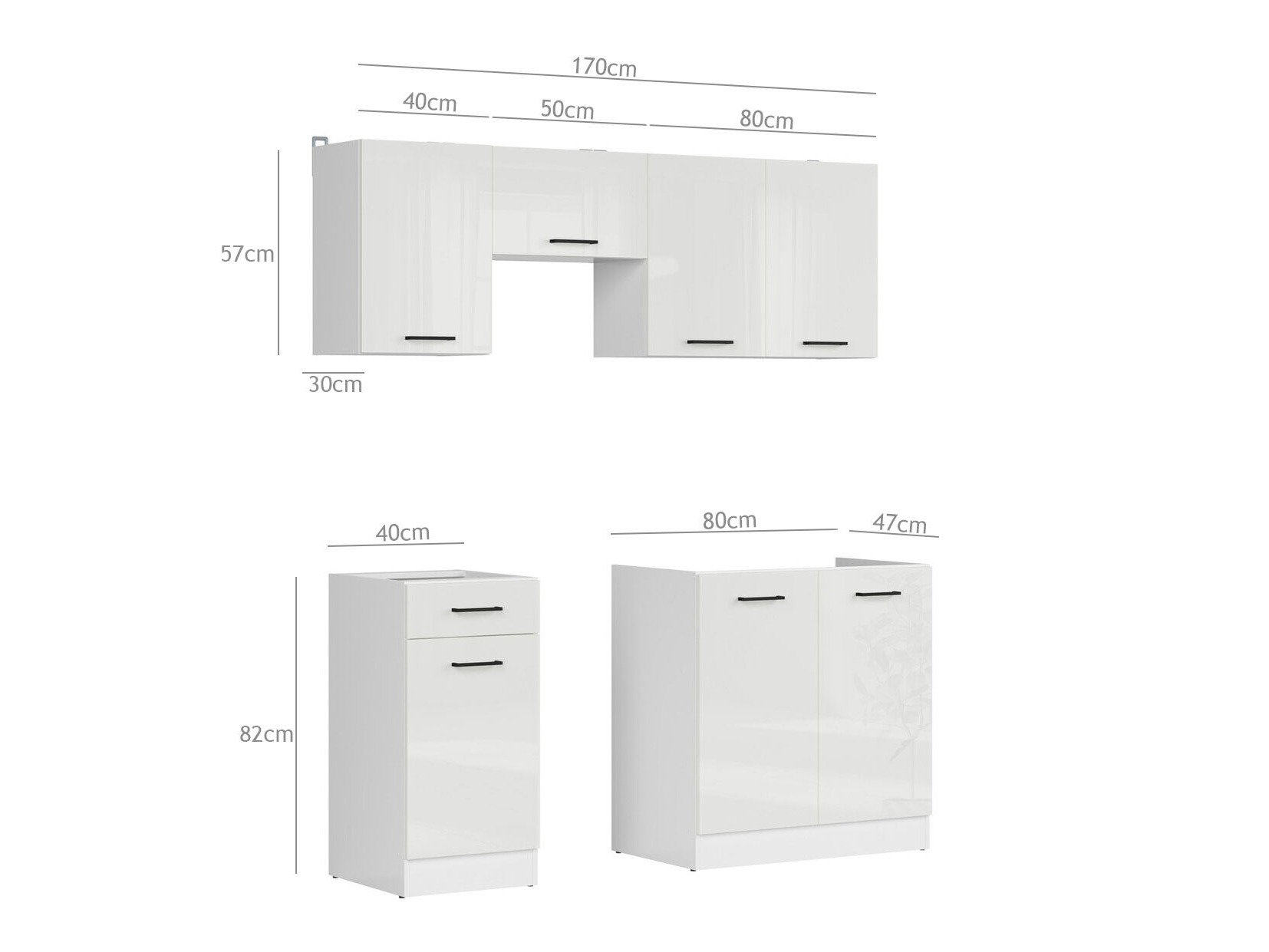 Cuisine complète modulaire Line White 116