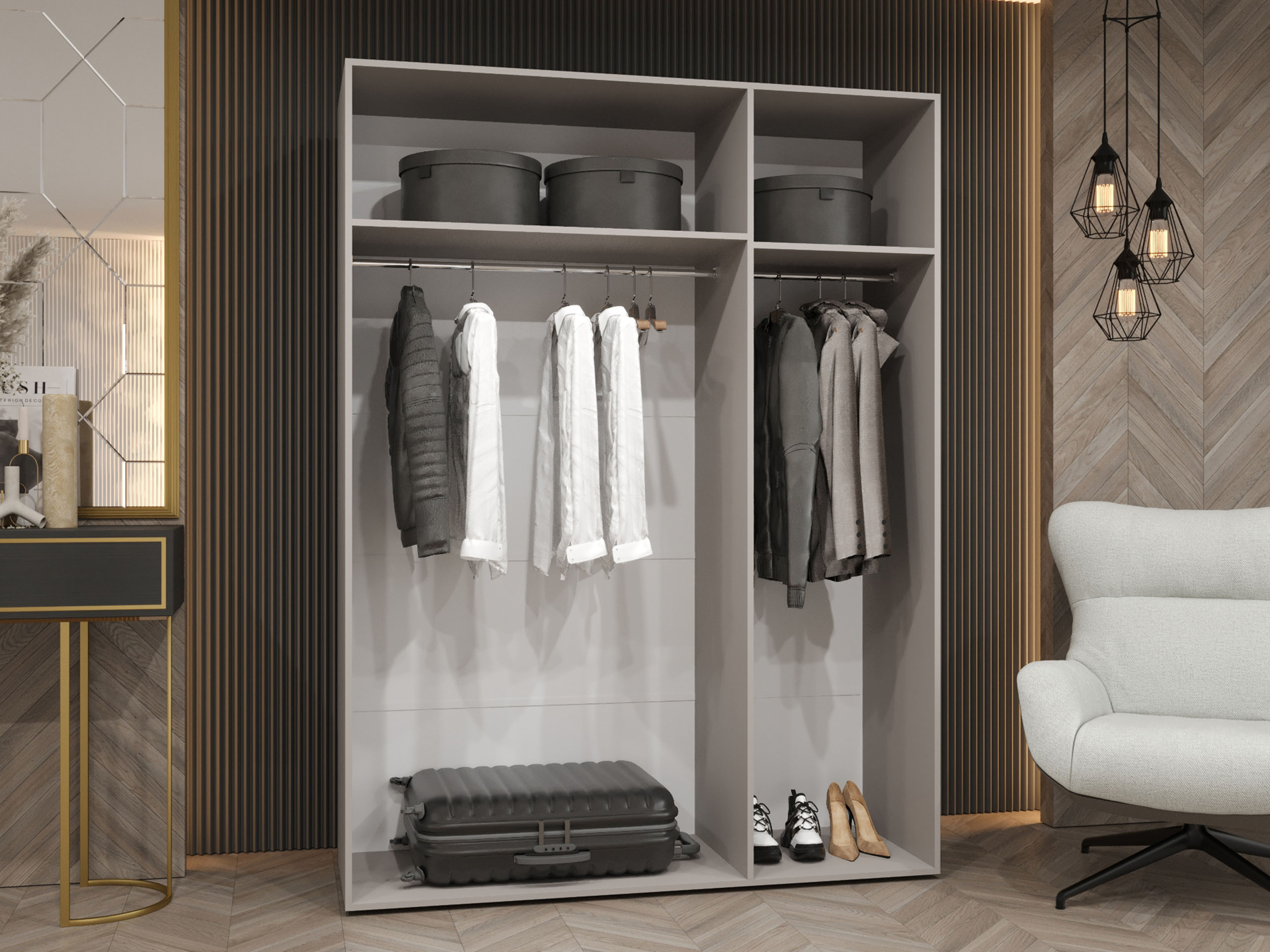 Armoire Hartford 619 (Blanc)