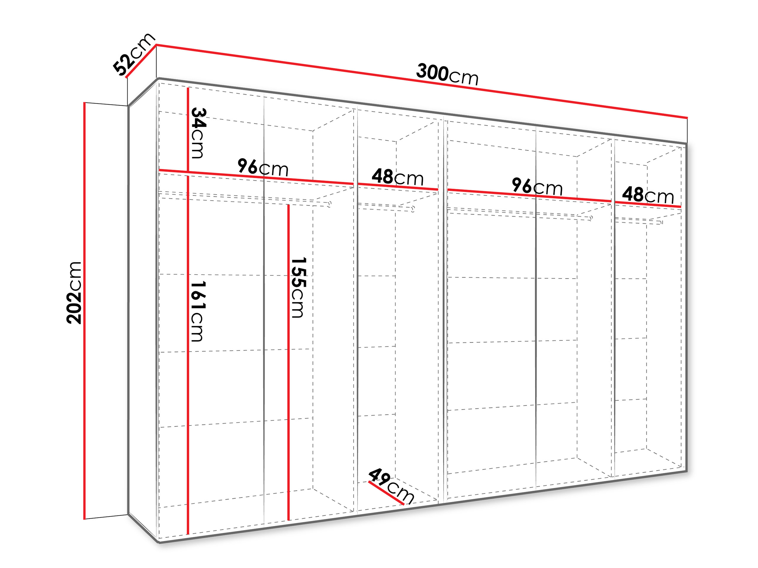 Armoire Hartford 627 (Cachemire)