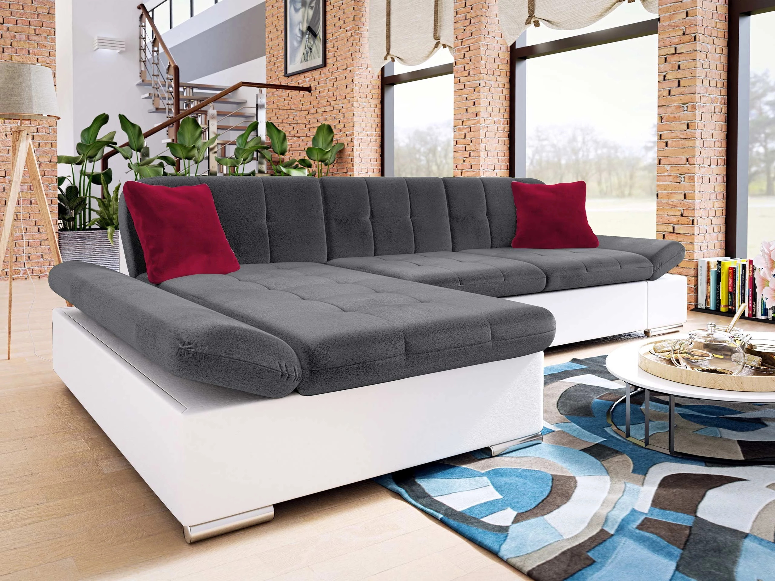 Canapé d'angle Comfivo Sanitas I (Soft 017 + Kronos 22 + Kronos 02)