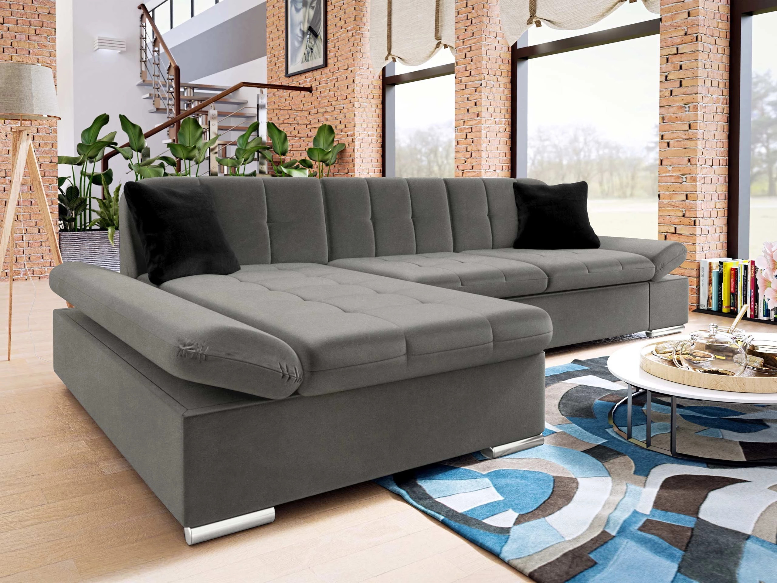 Canapé d'angle Comfivo Serenitas (Magic Velvet 2217 + Magic Velvet 2219)